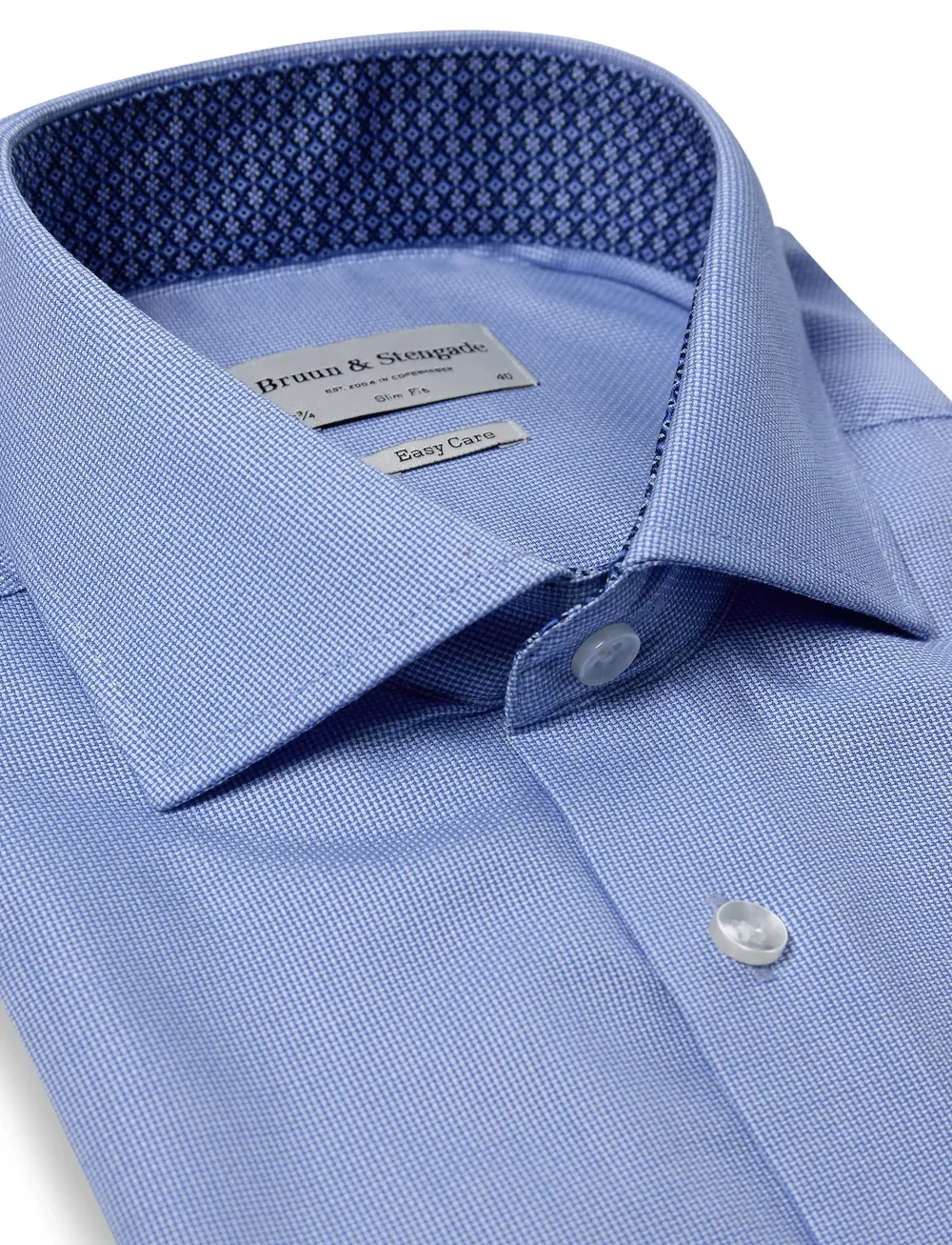 Bruun & Stengade - BS Freeman Slim Fit Shirt - chemises d'affaires - light blue - 5