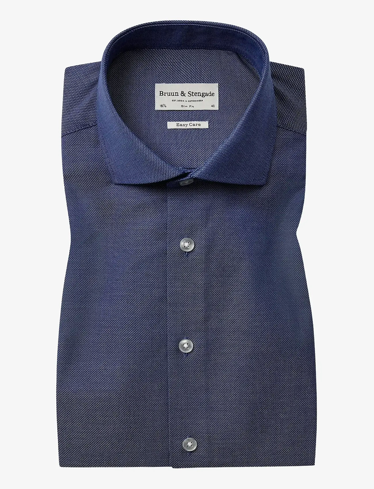 Bruun & Stengade - BS Garcia Slim Fit Shirt - formelle skjorter - blue - 1