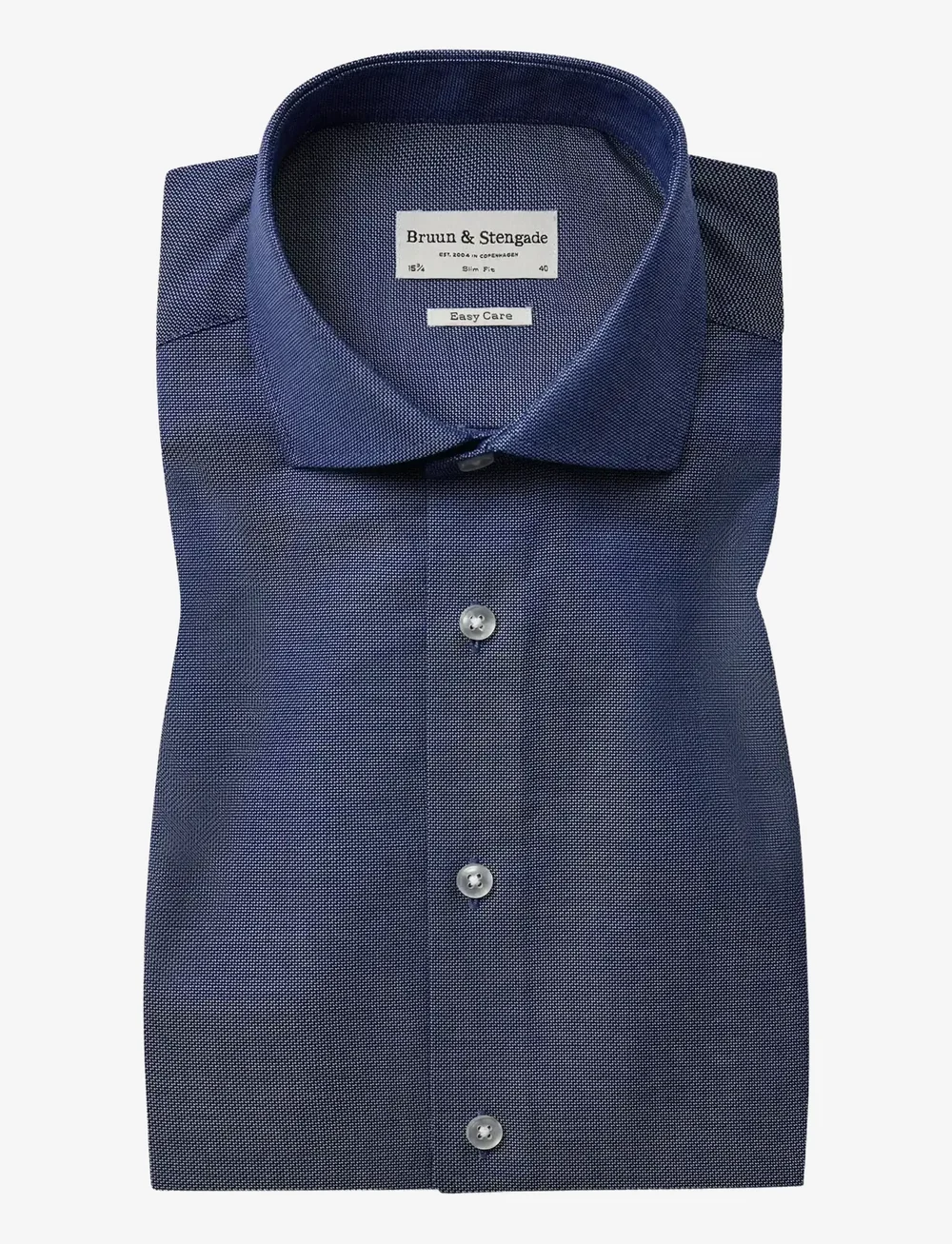 Bruun & Stengade - BS Garcia Slim Fit Shirt - pidulikud särgid - blue - 1
