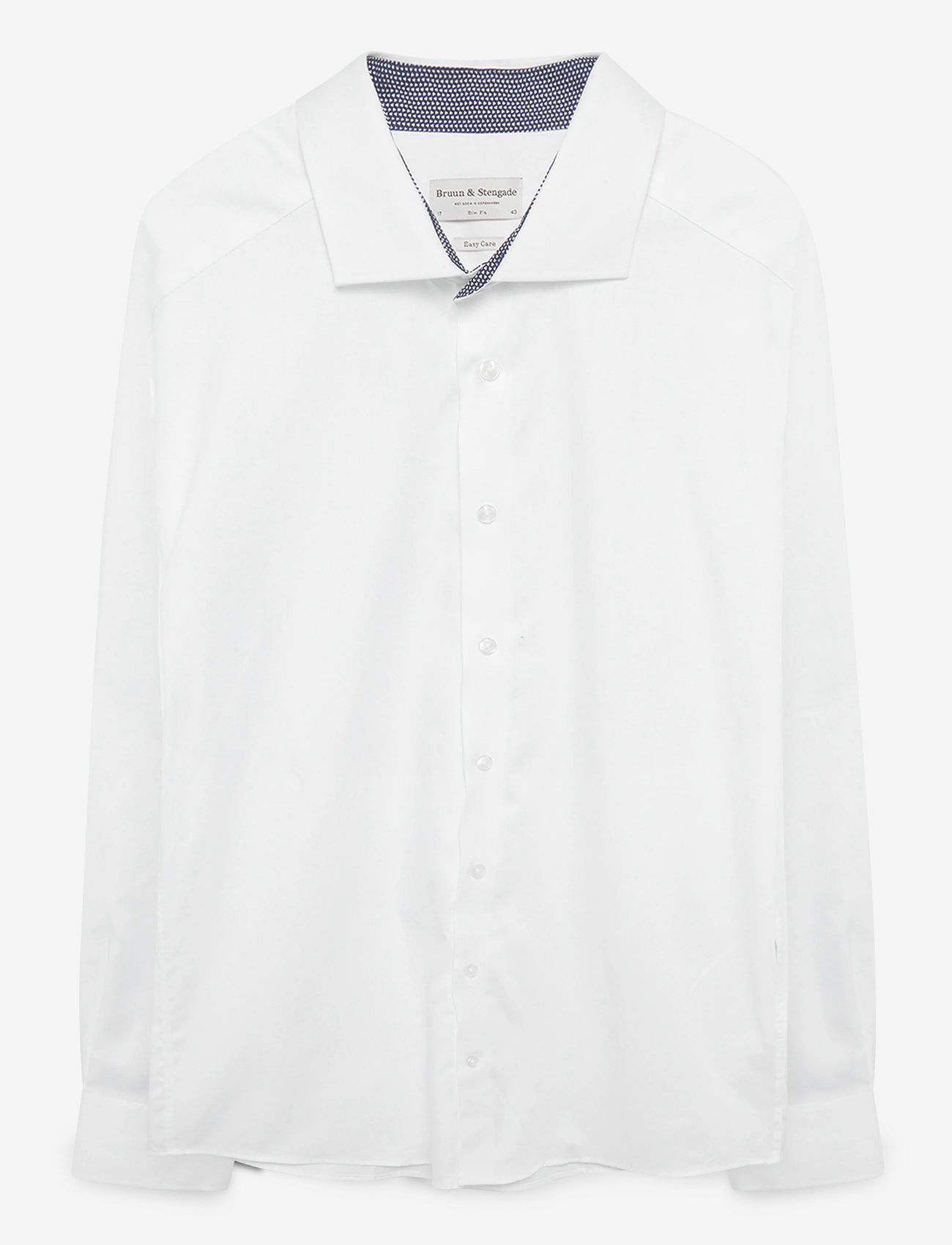 Bruun & Stengade - BS Hader Slim Fit Shirt - formelle skjorter - white - 1
