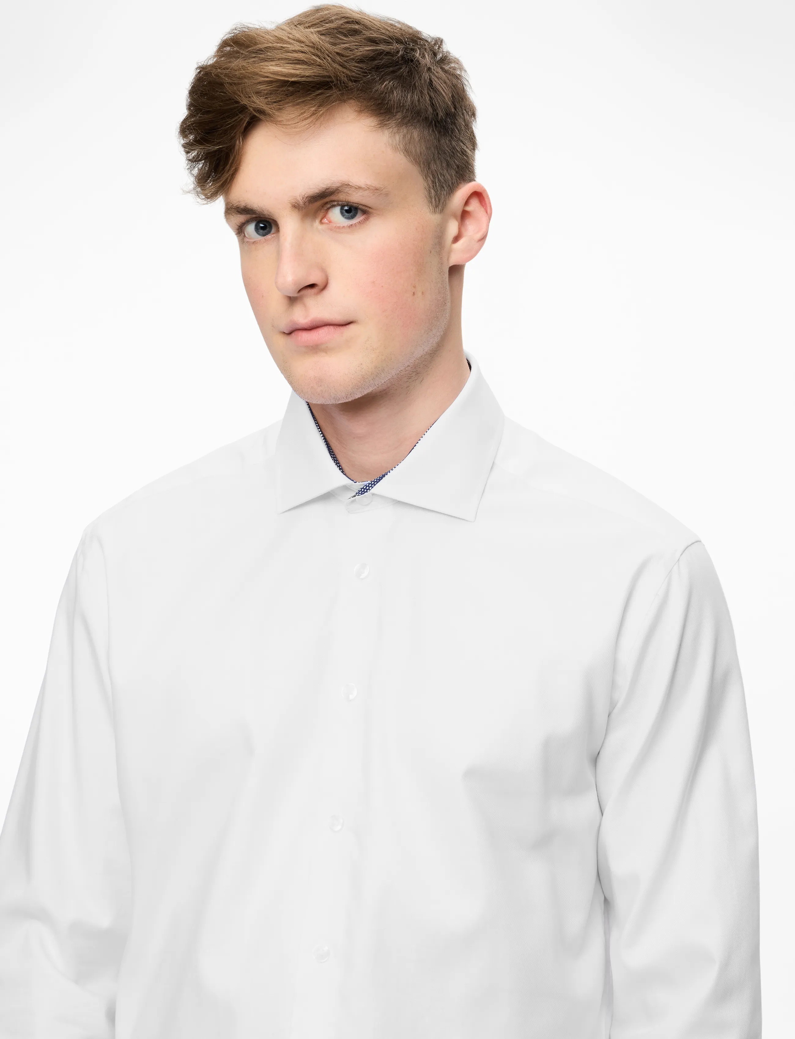 Bruun & Stengade Bs Hader Slim Fit Shirt kostymskjortor herr – bild 8