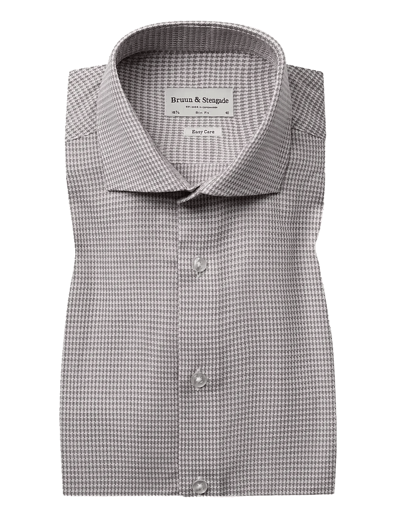 Bruun & Stengade - BS Harper Slim Fit Shirt - sand - 1