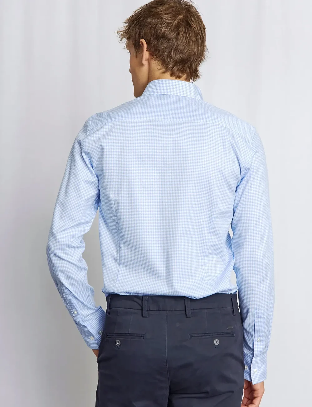 Bruun & Stengade - BS Riley Slim Fit Shirt - formal shirts - light blue - 3