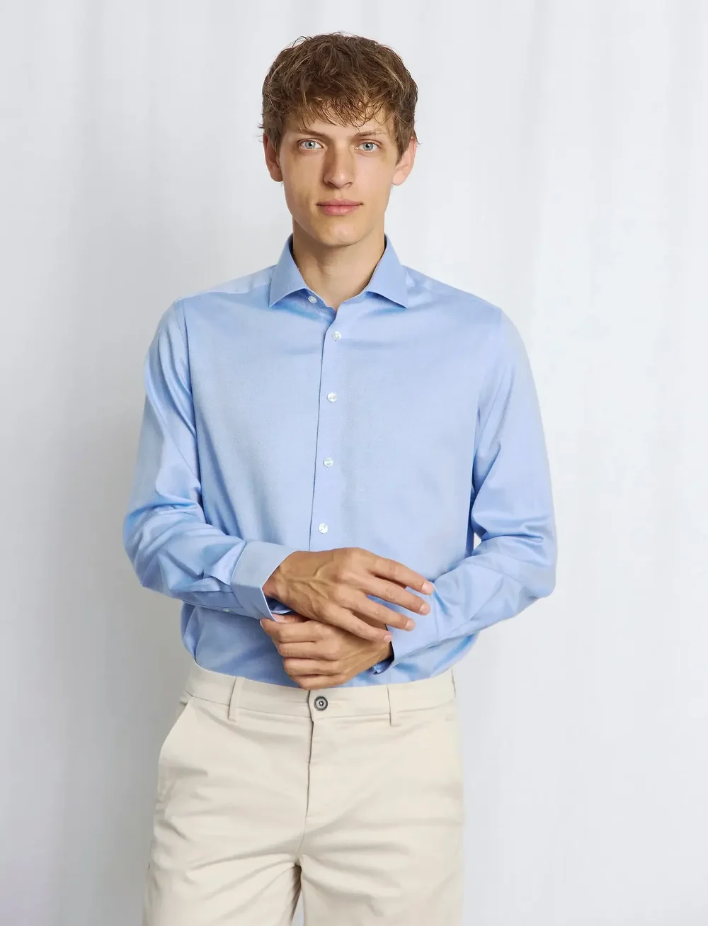 Bruun & Stengade - BS Rutschman Slim Fit Shirt - formelle skjorter - blue - 2