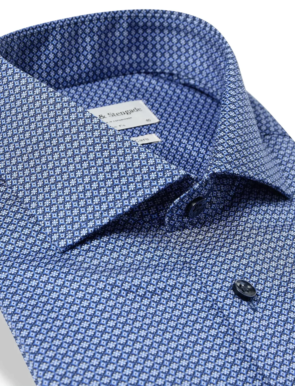 Bruun & Stengade - BS Shohei Slim Fit Shirt - formelle hemden - blue - 5