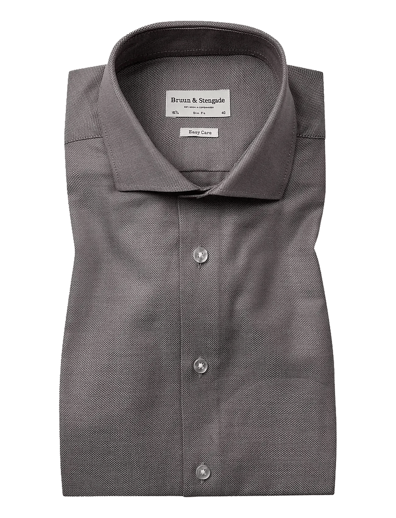 Bruun & Stengade - BS Strider Slim Fit Shirt - formelle hemden - brown - 1