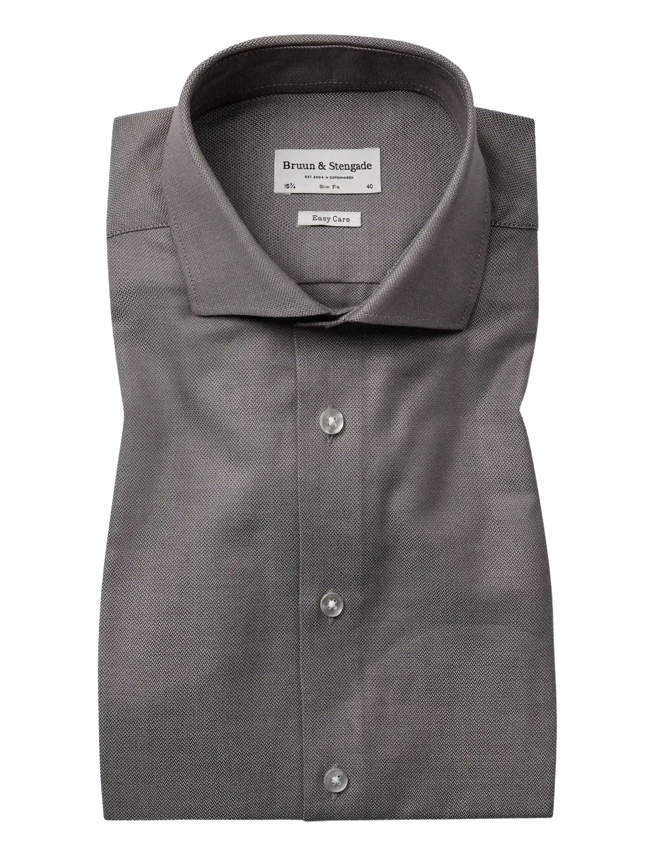 Bruun & Stengade - BS Strider Slim Fit Shirt - brown - 1