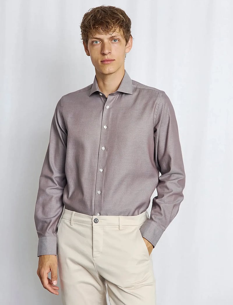 Bruun & Stengade - BS Strider Slim Fit Shirt - formelle hemden - brown - 2