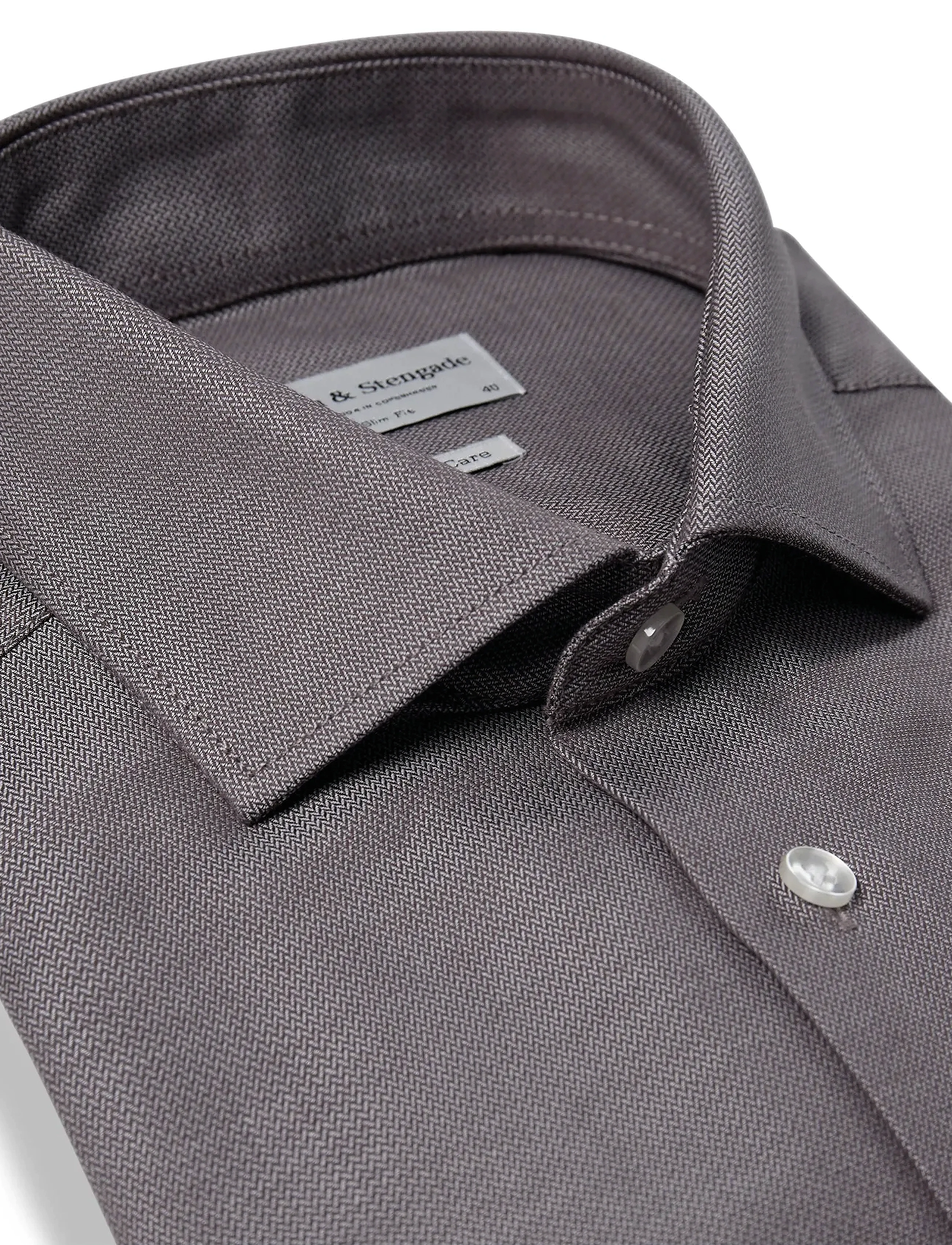 Bruun & Stengade - BS Strider Slim Fit Shirt - brown - 5