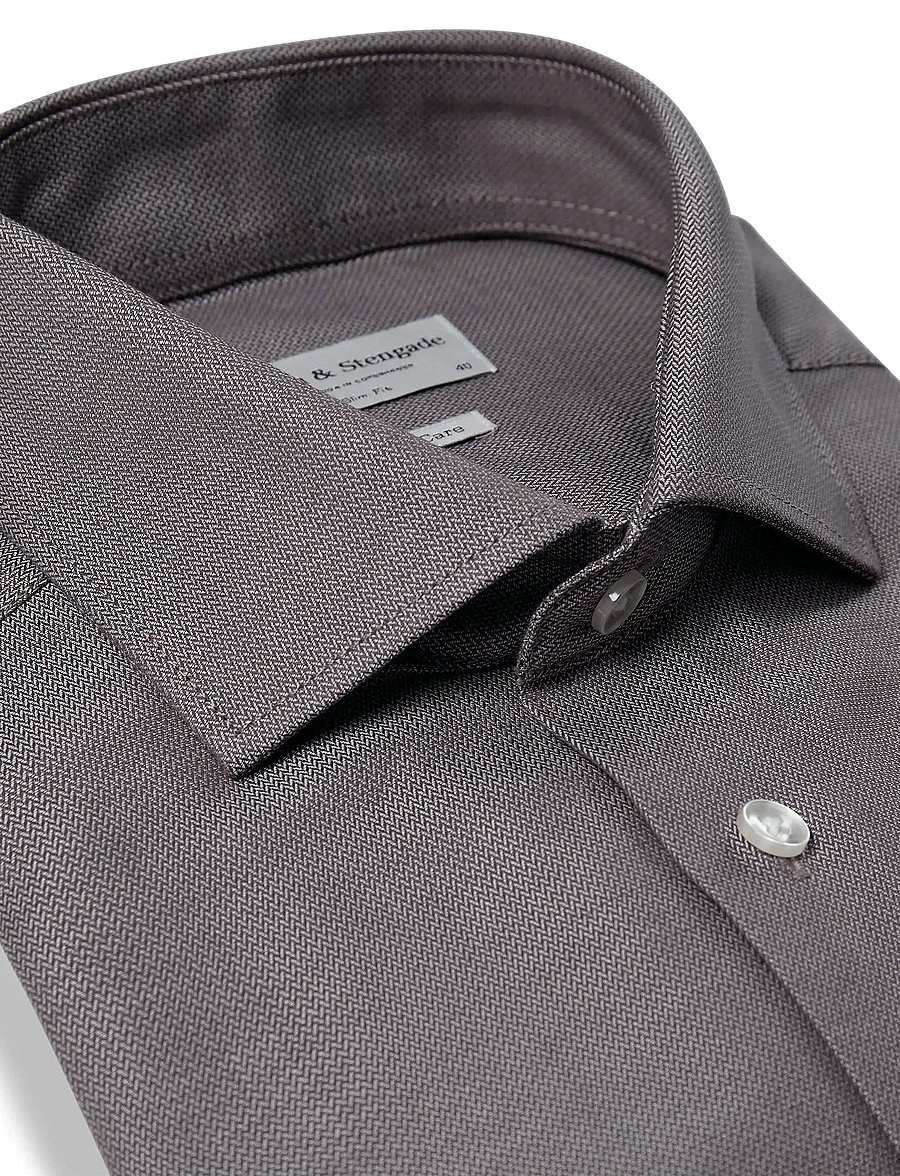 Bruun & Stengade - BS Strider Slim Fit Shirt - brown - 5
