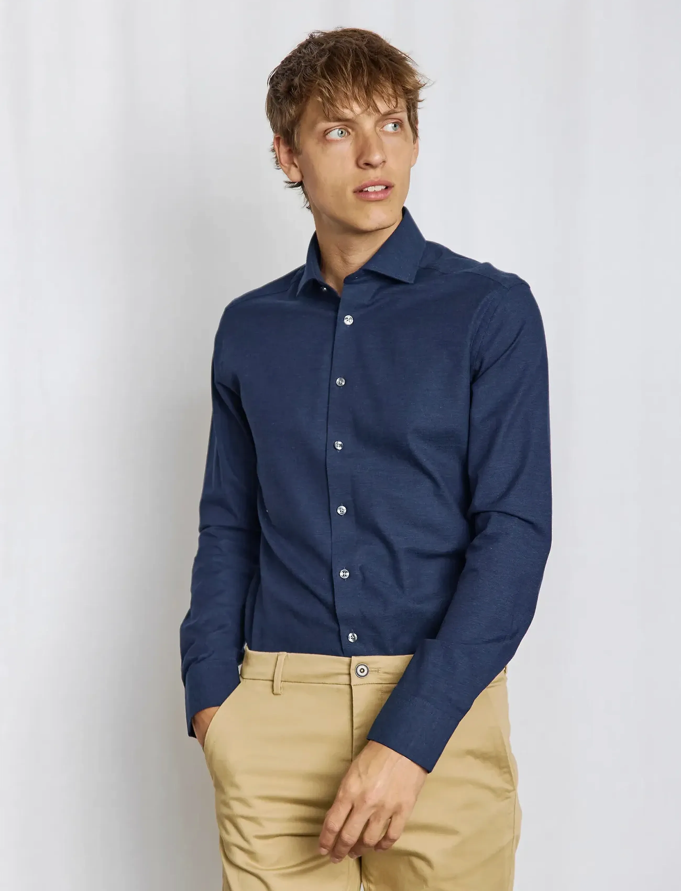 Bruun & Stengade - BS Tatis Slim Fit Shirt - navy - 2