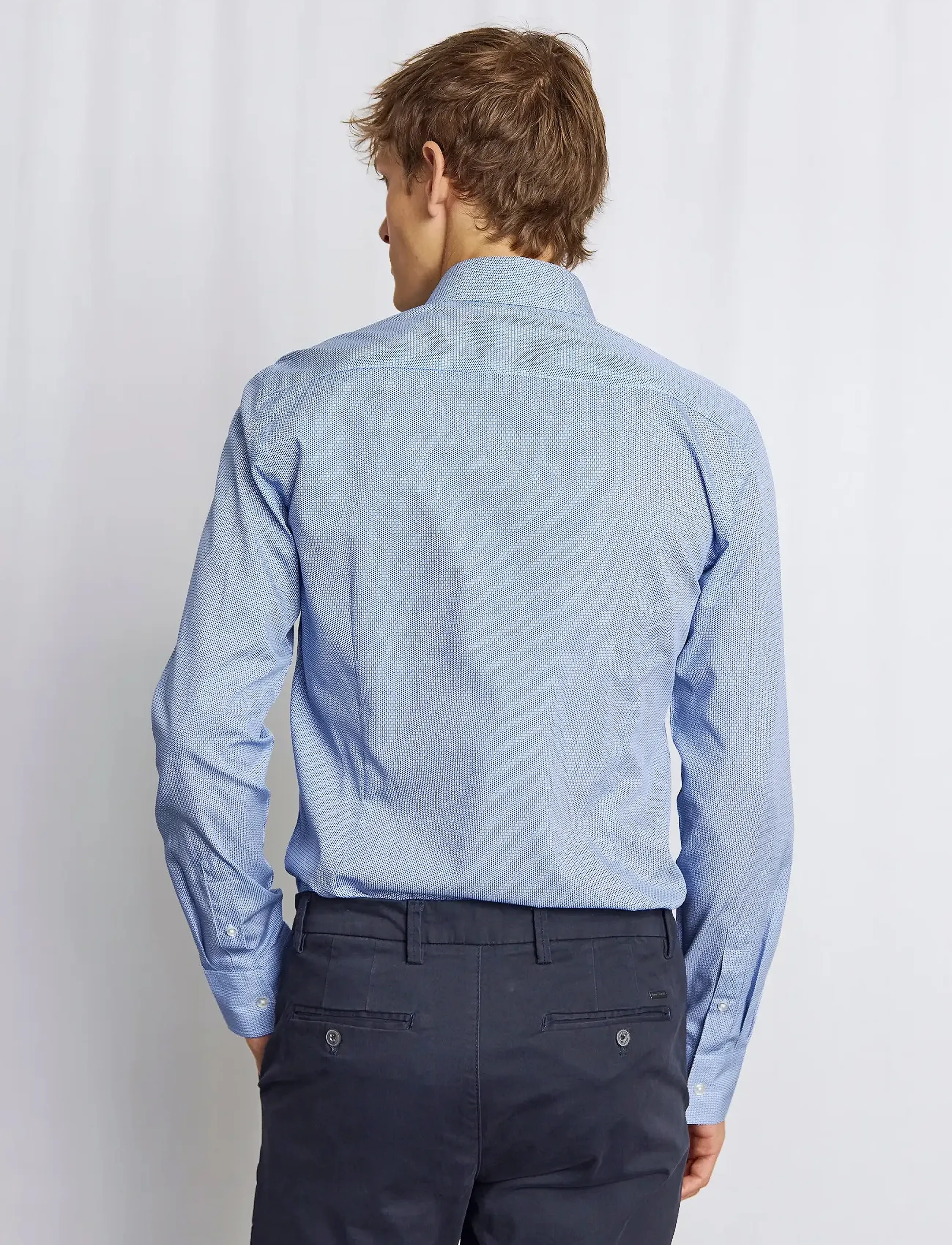 Bruun & Stengade - BS Wheeler Slim Fit Shirt - blue - 3