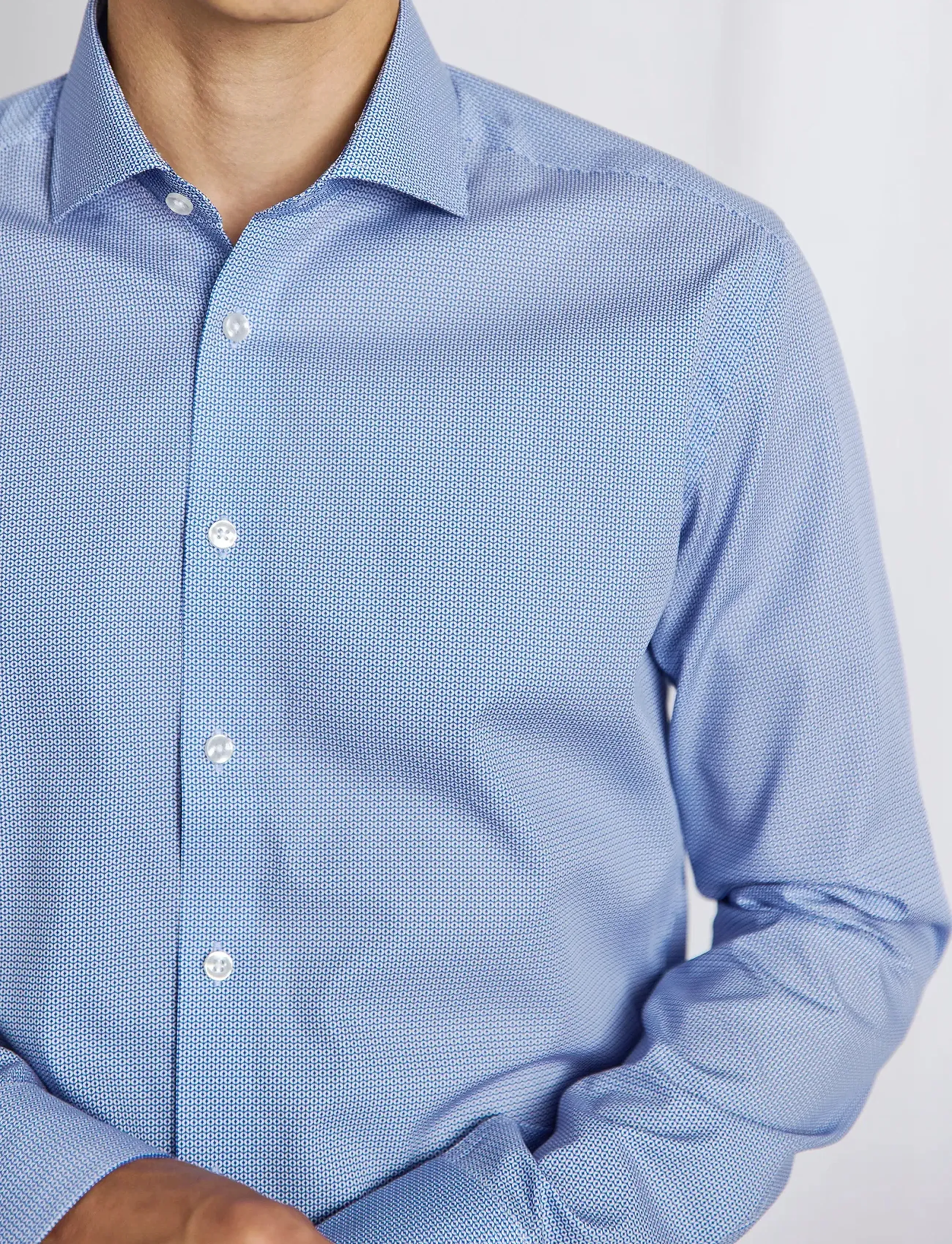 Bruun & Stengade - BS Wheeler Slim Fit Shirt - blue - 4