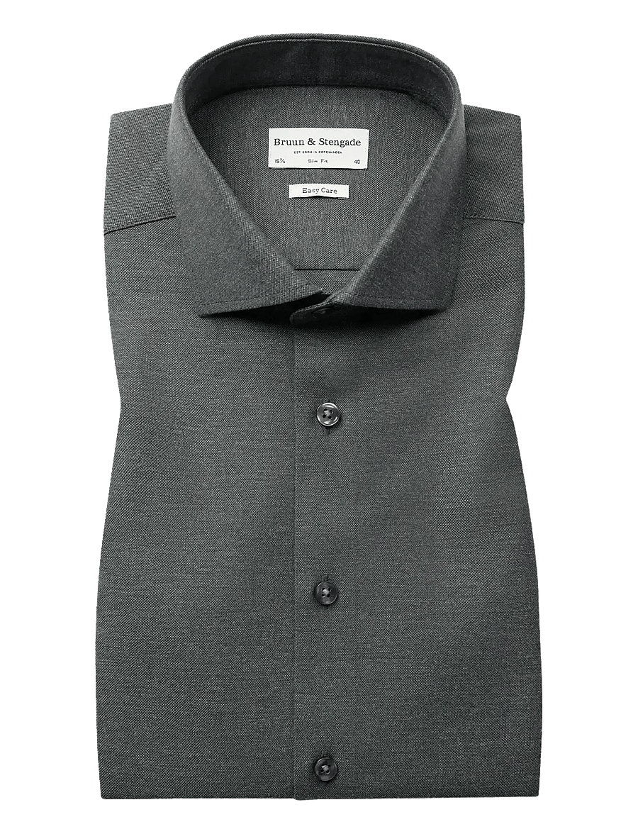 Bruun & Stengade - BS Witt Slim Fit Shirt - dark green - 1