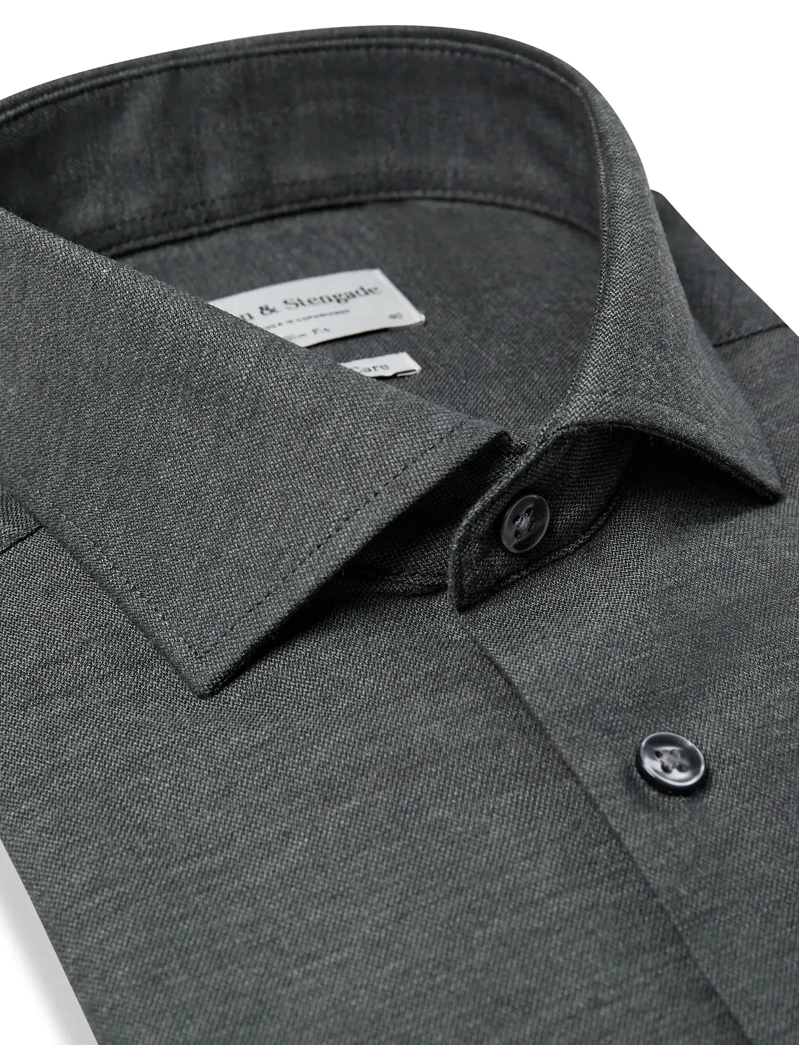 Bruun & Stengade - BS Witt Slim Fit Shirt - dark green - 5