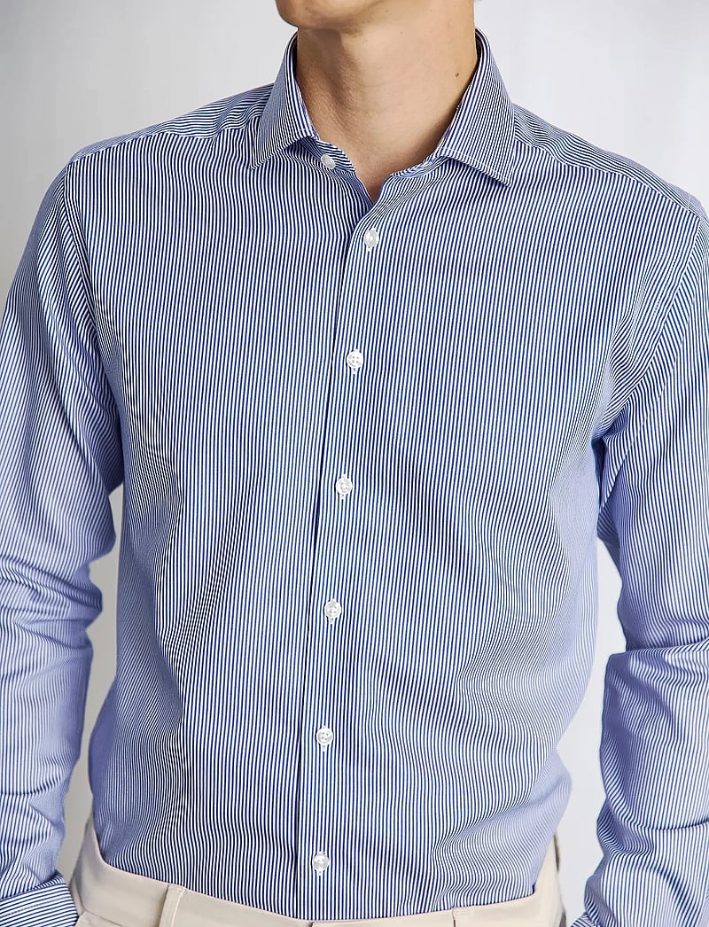 Bruun & Stengade - BS Yordan Modern Fit Shirt - dark blue/white - 4