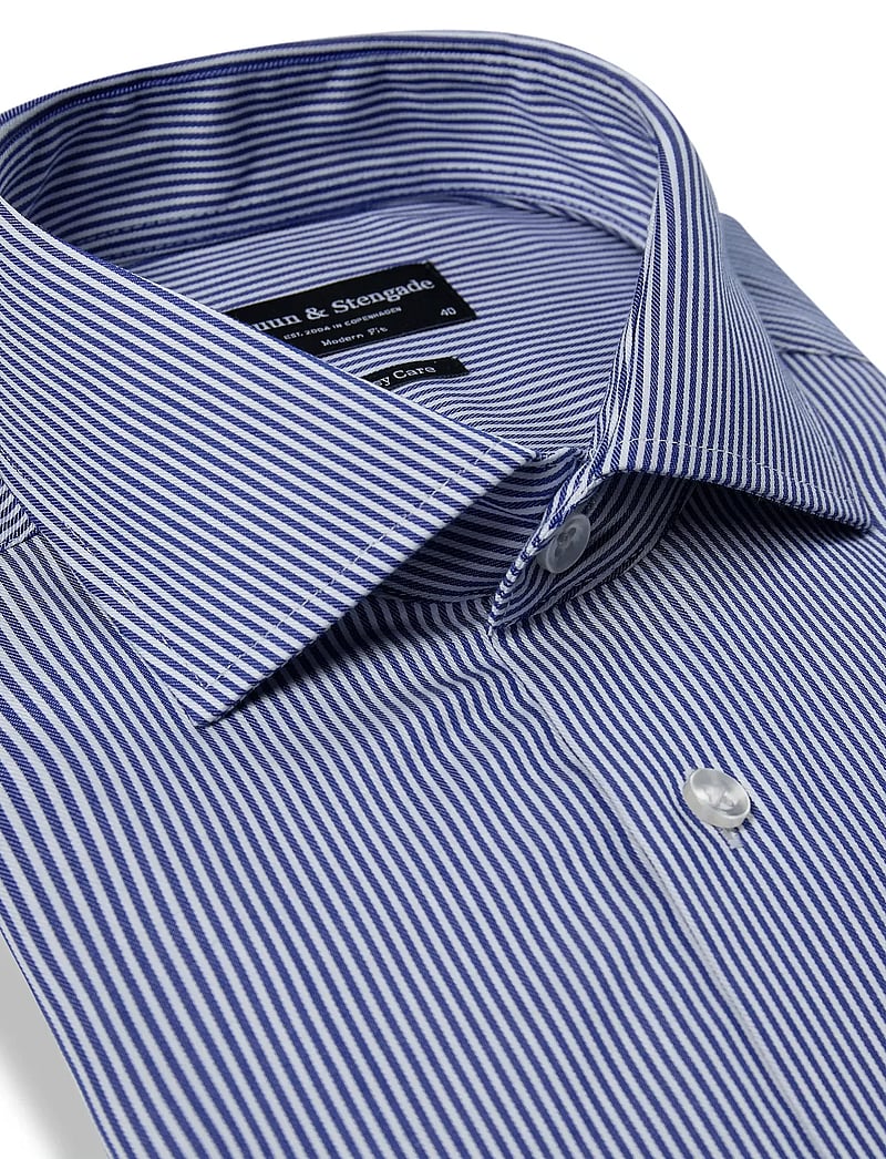 Bruun & Stengade - BS Yordan Modern Fit Shirt - dark blue/white - 5
