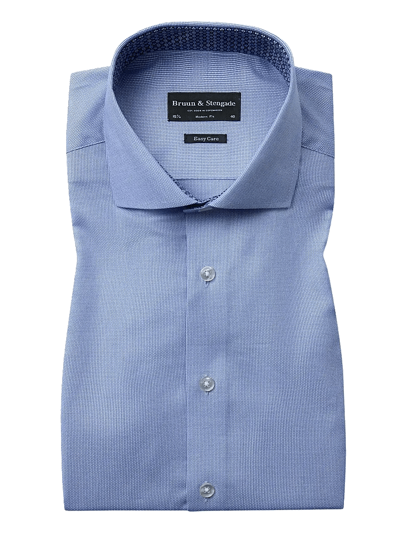 Bruun & Stengade - BS Freddie Modern Fit Shirt - formelle hemden - light blue - 1