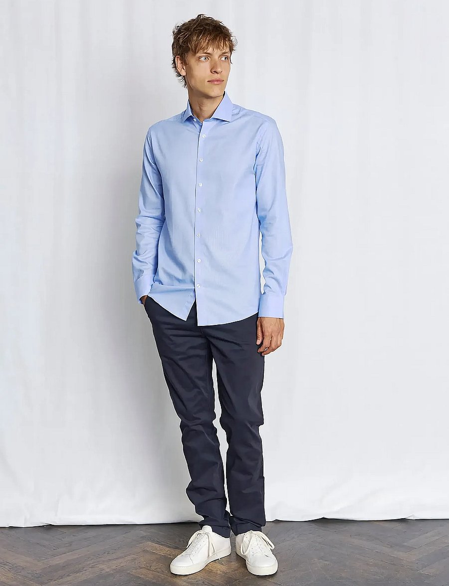 Bruun & Stengade - BS Freddie Modern Fit Shirt - light blue - 0
