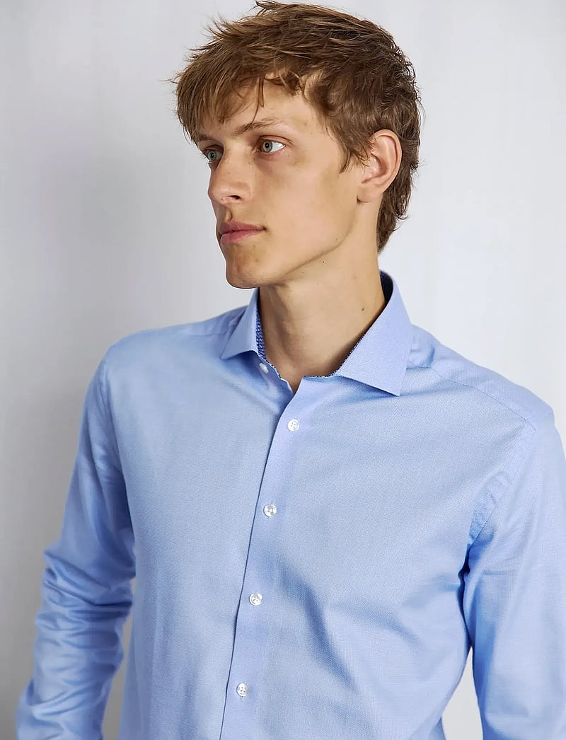 Bruun & Stengade - BS Freddie Modern Fit Shirt - formelle hemden - light blue - 4