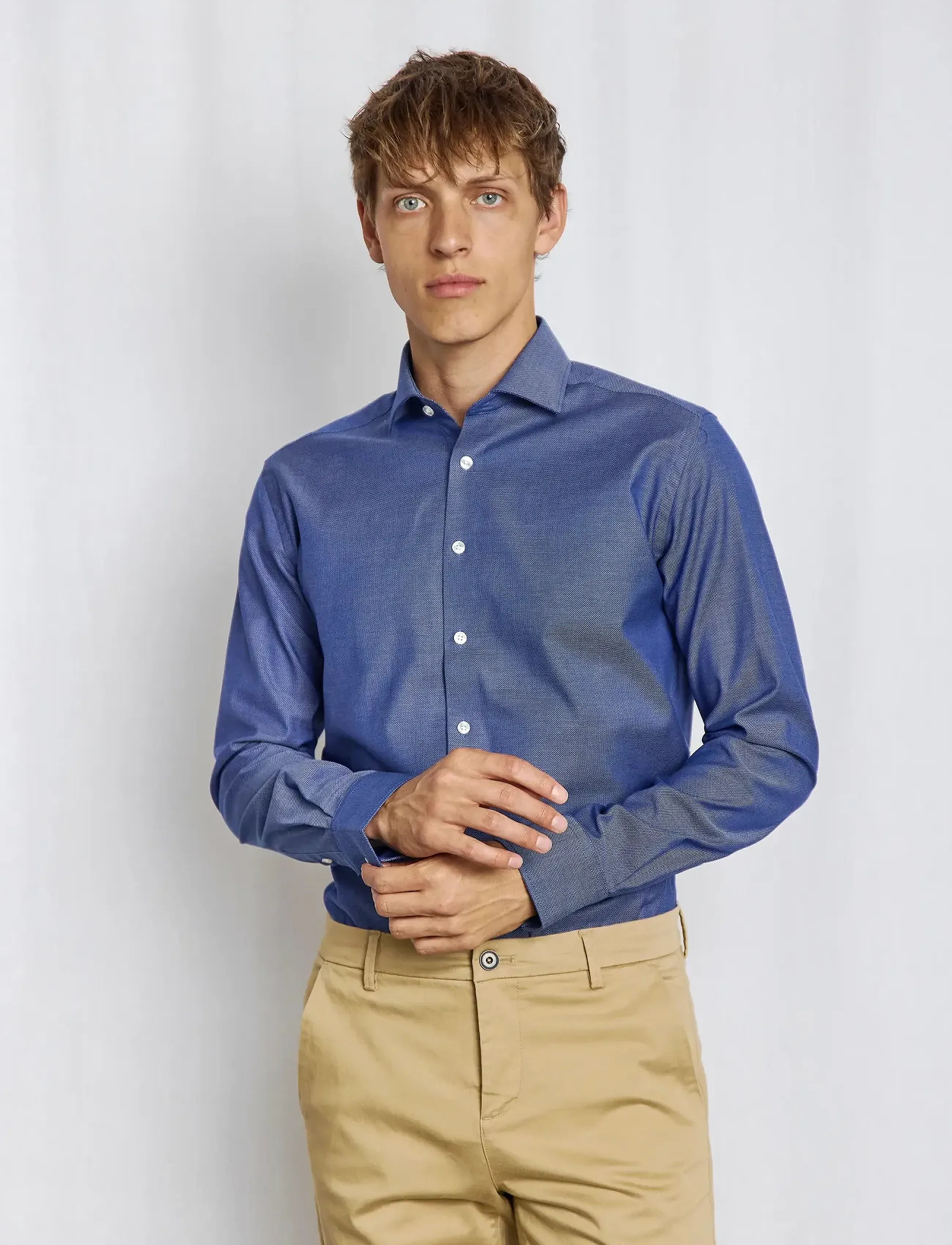 Bruun & Stengade - BS Adolis Modern Fit Shirt - blue - 2