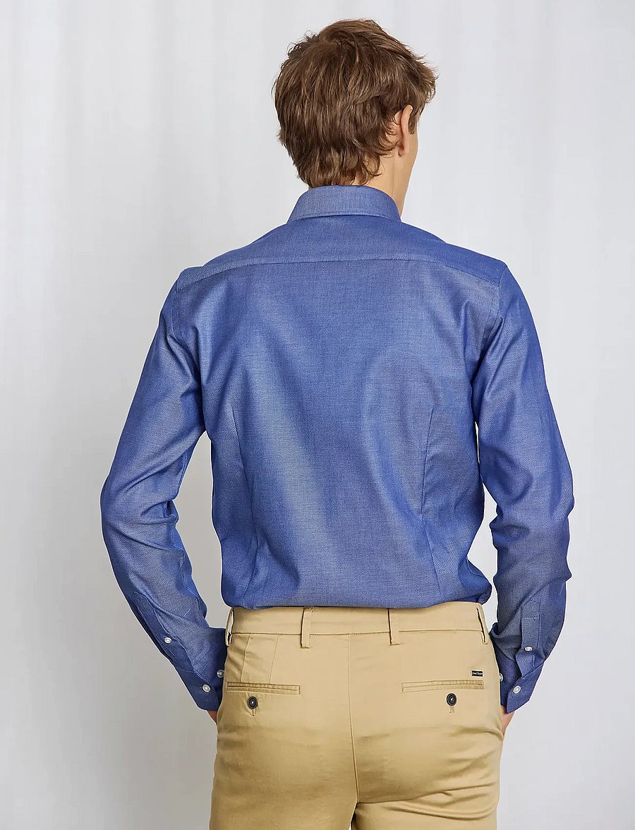 Bruun & Stengade - BS Adolis Modern Fit Shirt - blue - 3