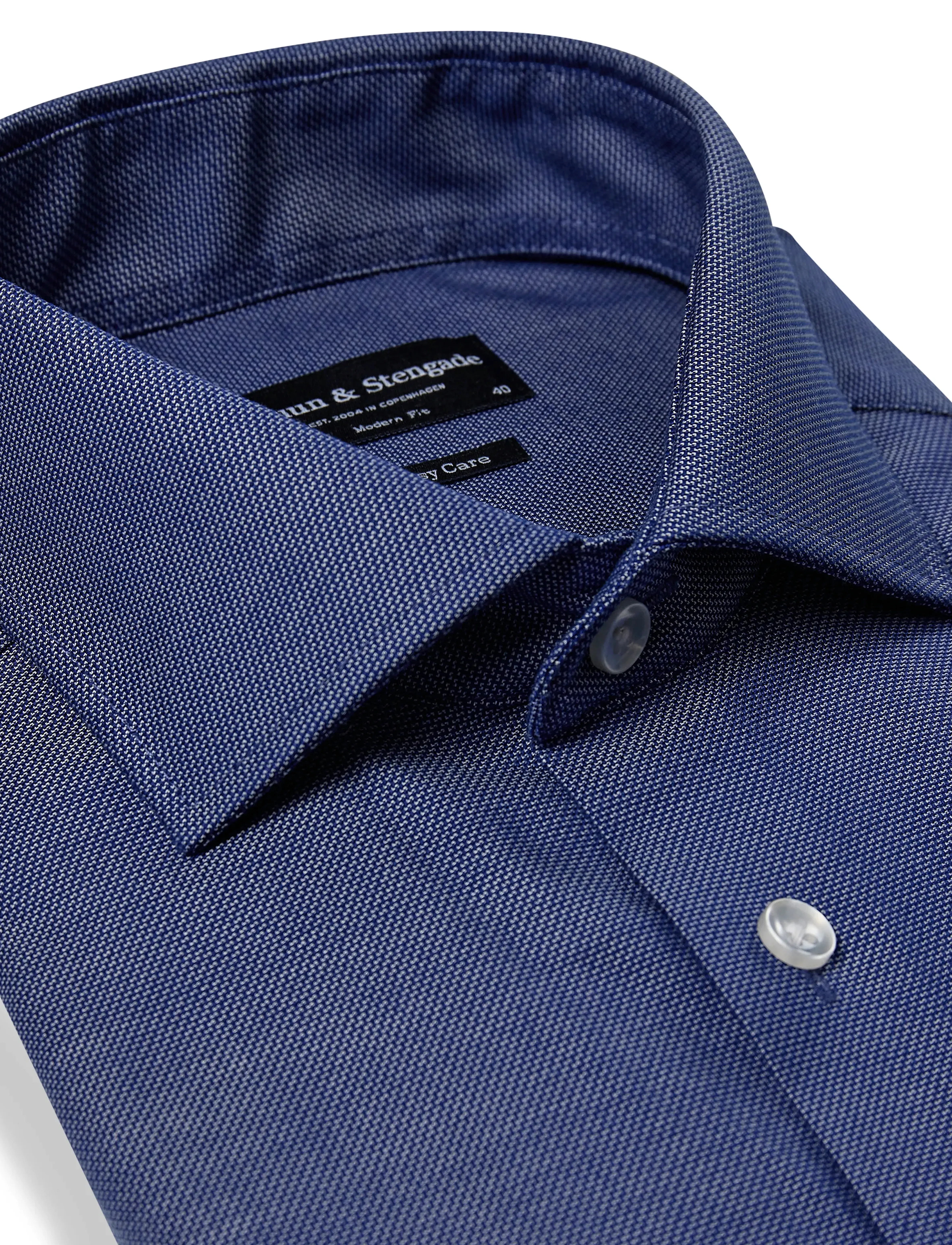 Bruun & Stengade - BS Adolis Modern Fit Shirt - blue - 5