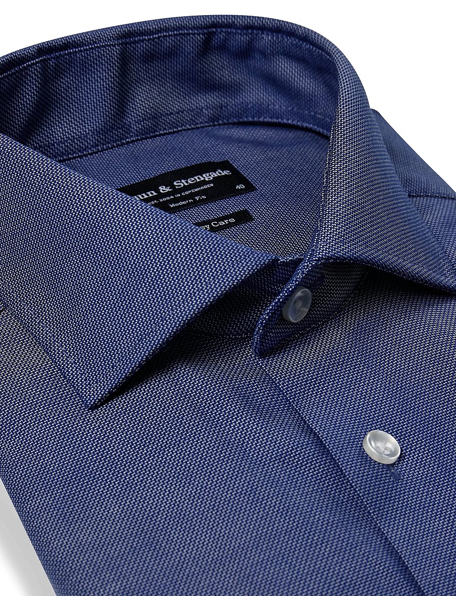 Bruun & Stengade - BS Adolis Modern Fit Shirt - blue - 5