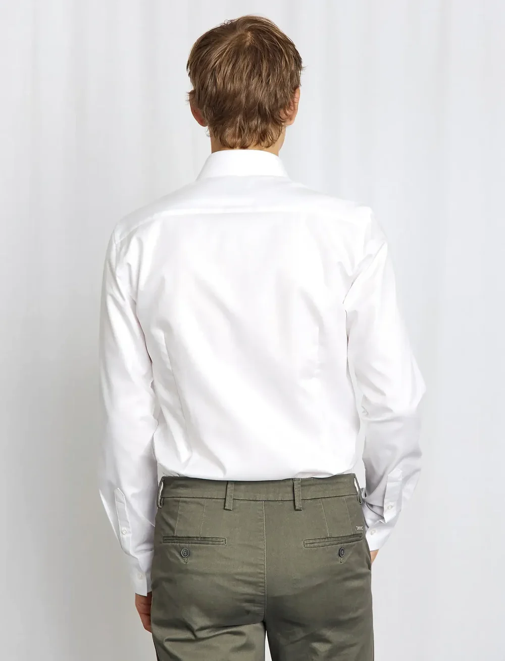 Bruun & Stengade - BS Josh Modern Fit Shirt - kostymskjortor - white - 3