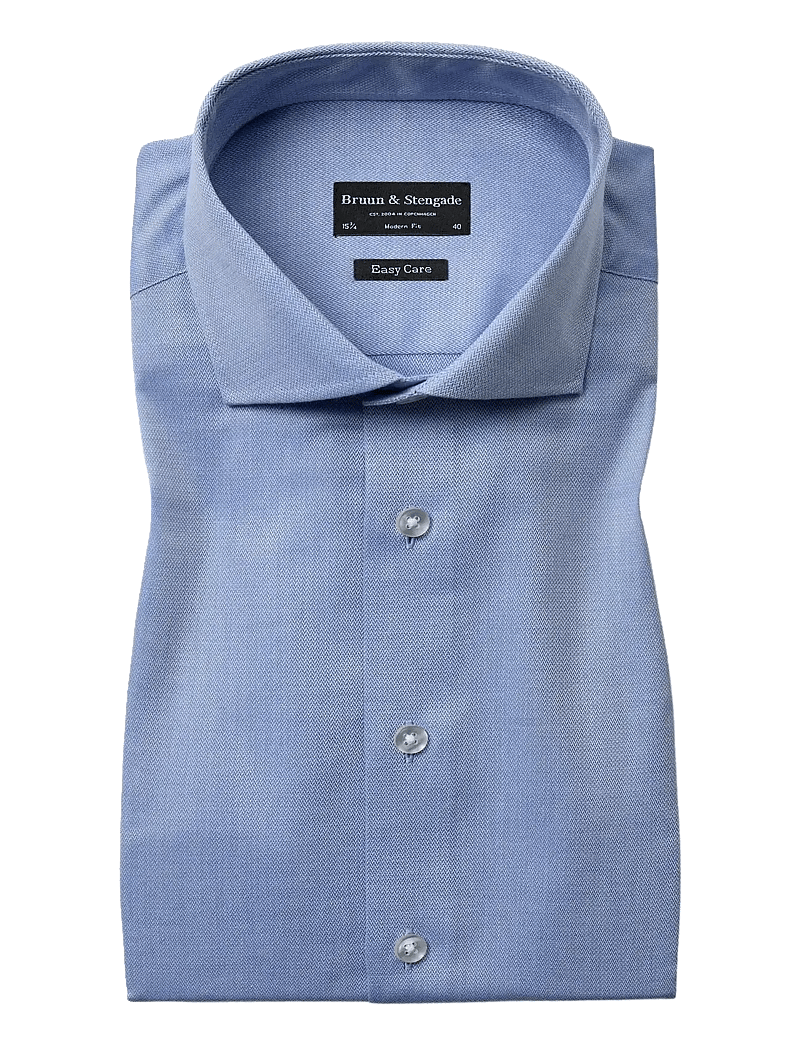 Bruun & Stengade - BS Adley Modern Fit Shirt - formelle hemden - blue - 1