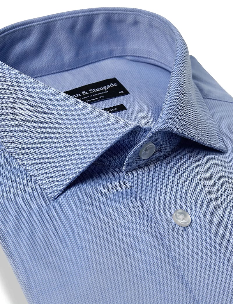 Bruun & Stengade - BS Adley Modern Fit Shirt - formelle hemden - blue - 5
