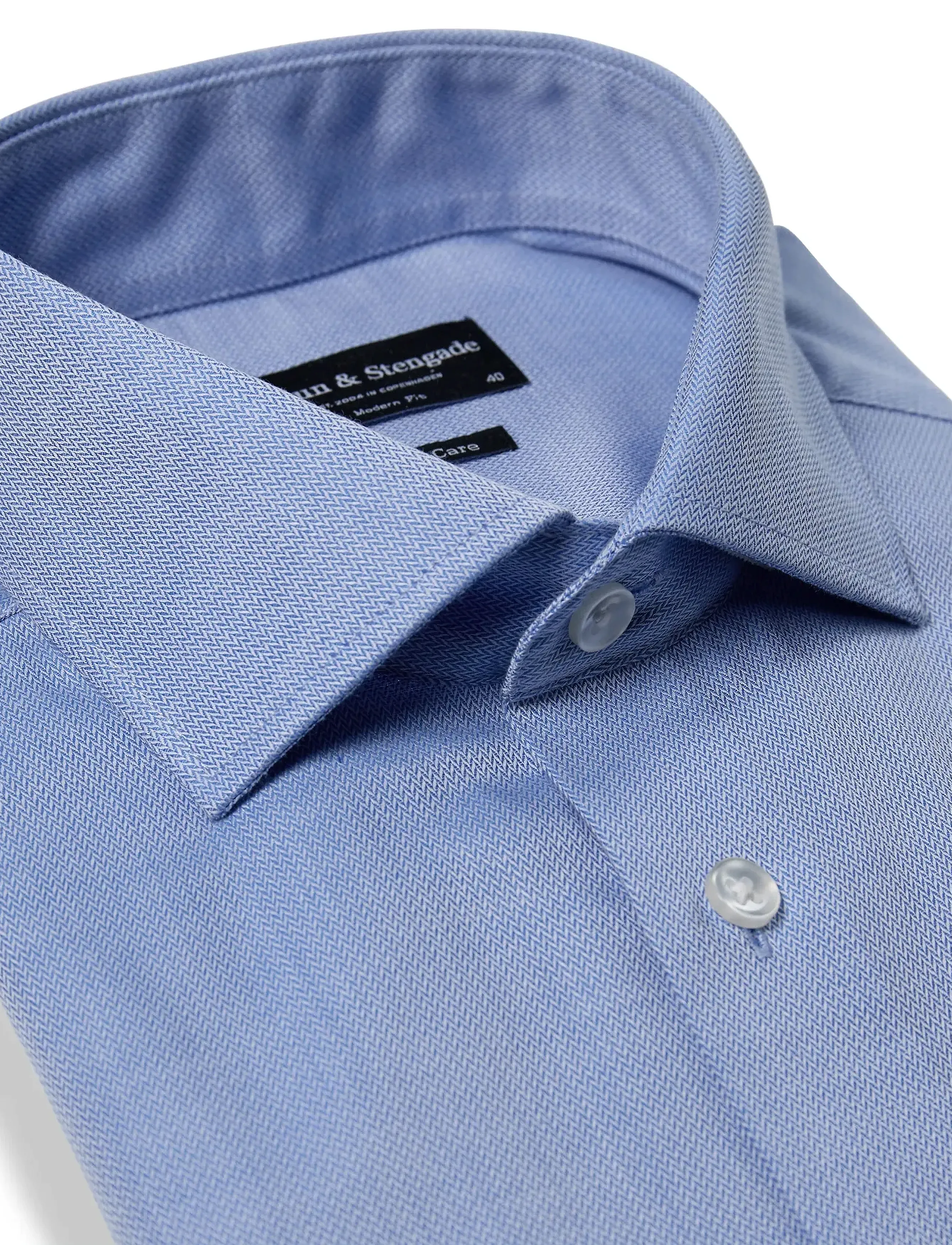 Bruun & Stengade - BS Adley Modern Fit Shirt - blue - 5