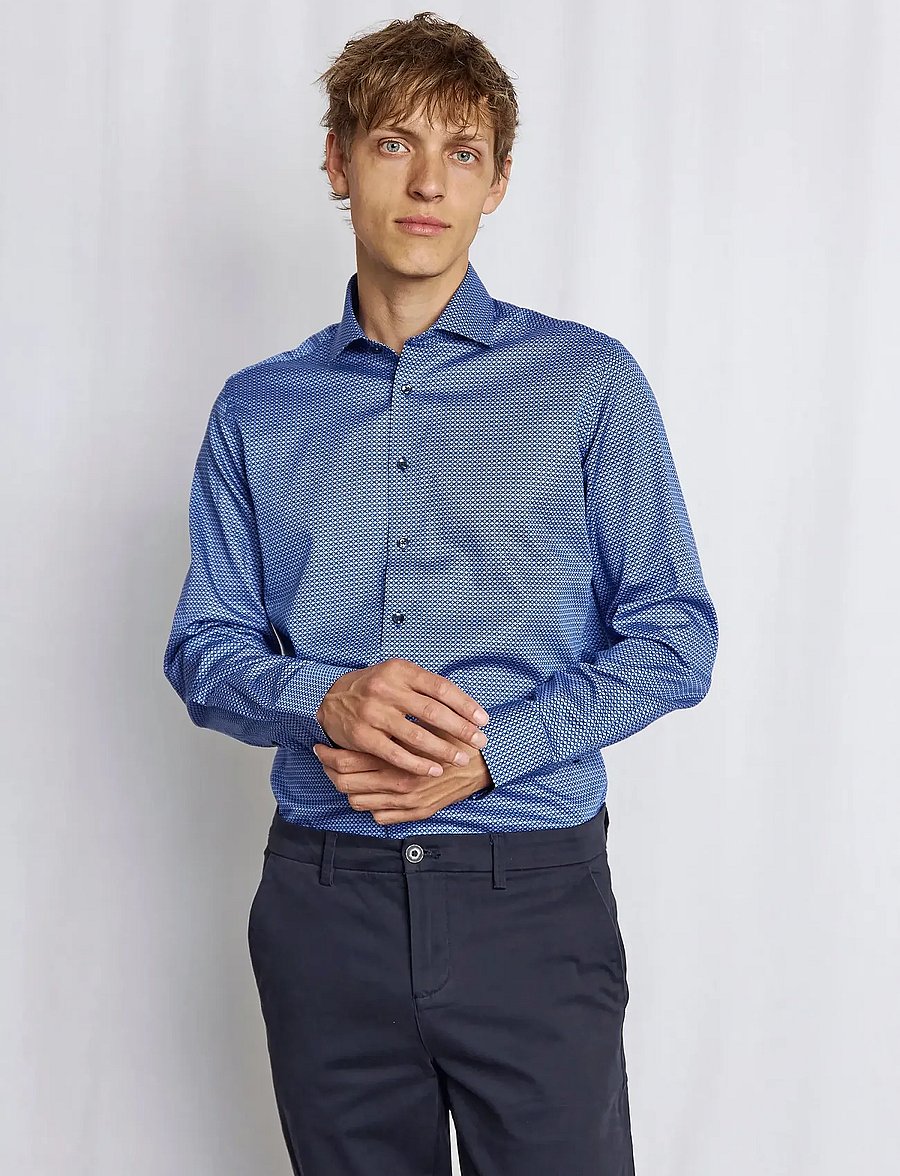 Bruun & Stengade - BS Madsen Modern Fit Shirt - blue - 2
