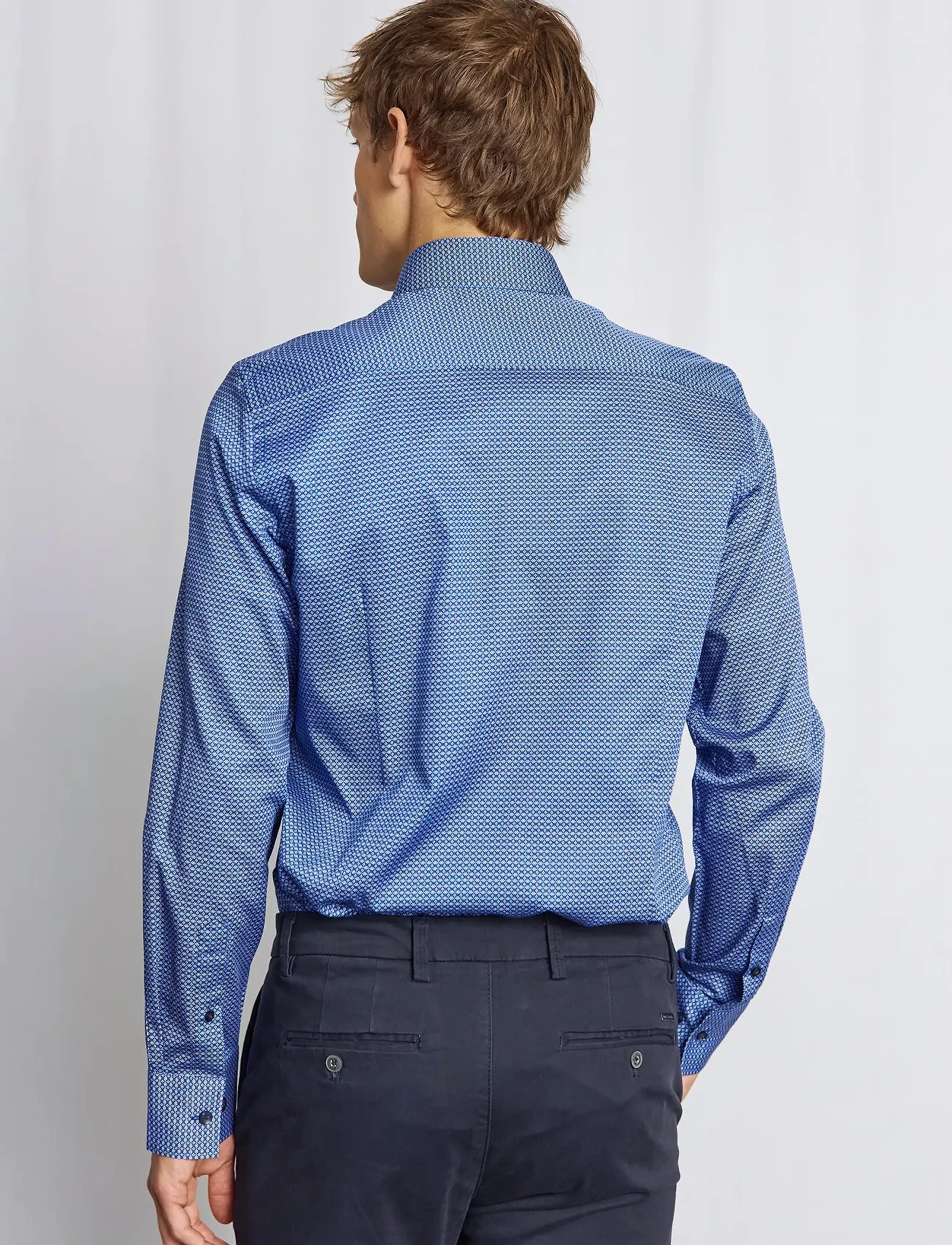 Bruun & Stengade - BS Madsen Modern Fit Shirt - blue - 3