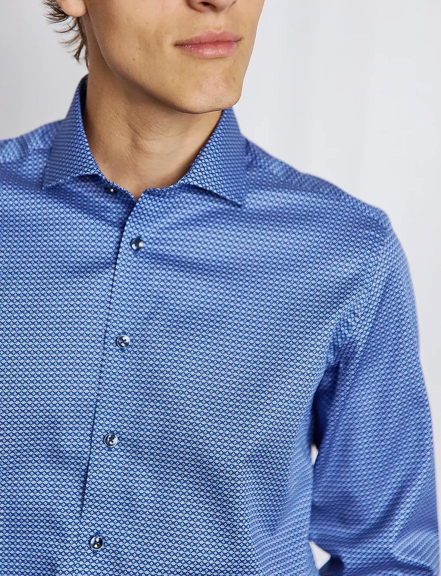 Bruun & Stengade - BS Madsen Modern Fit Shirt - blue - 4