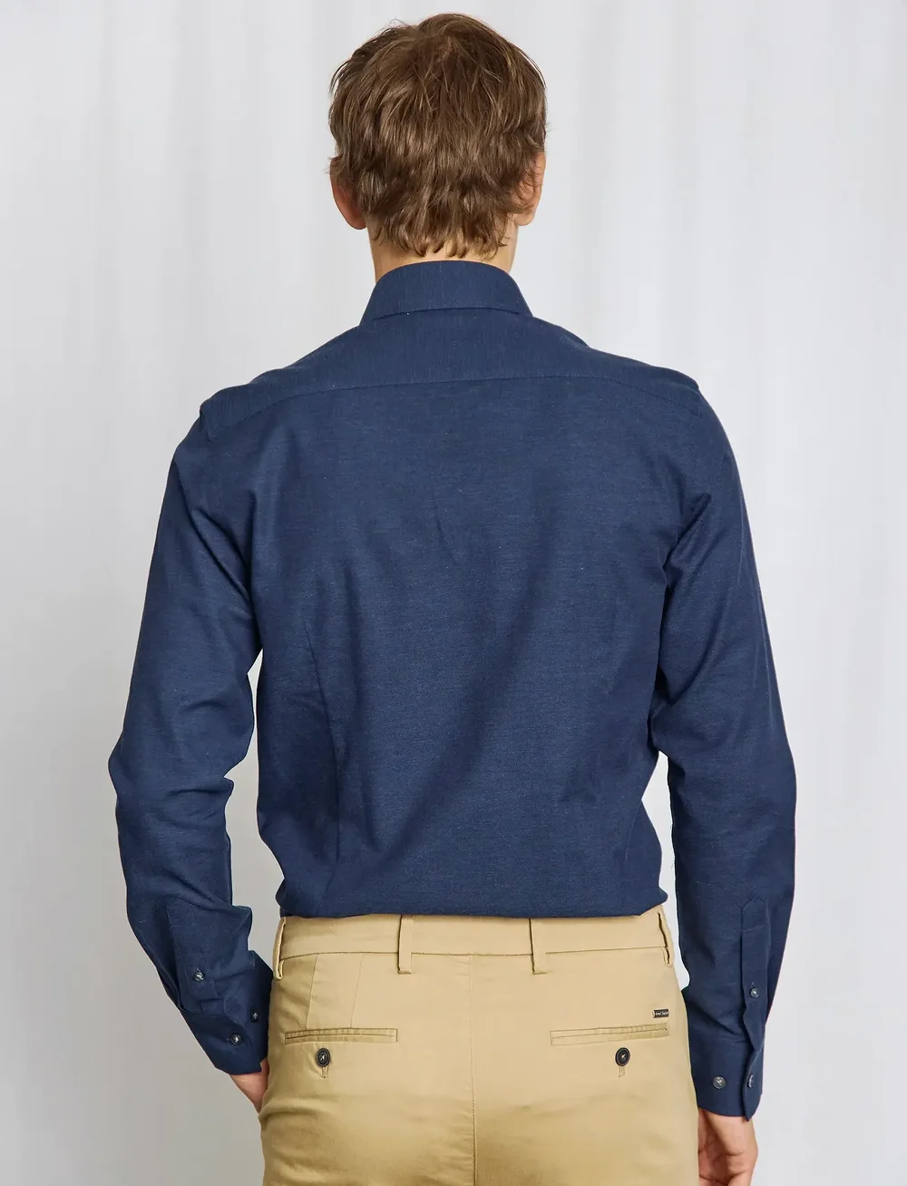 Bruun & Stengade - BS Fernando Modern Fit Shirt - formelle skjorter - navy - 3