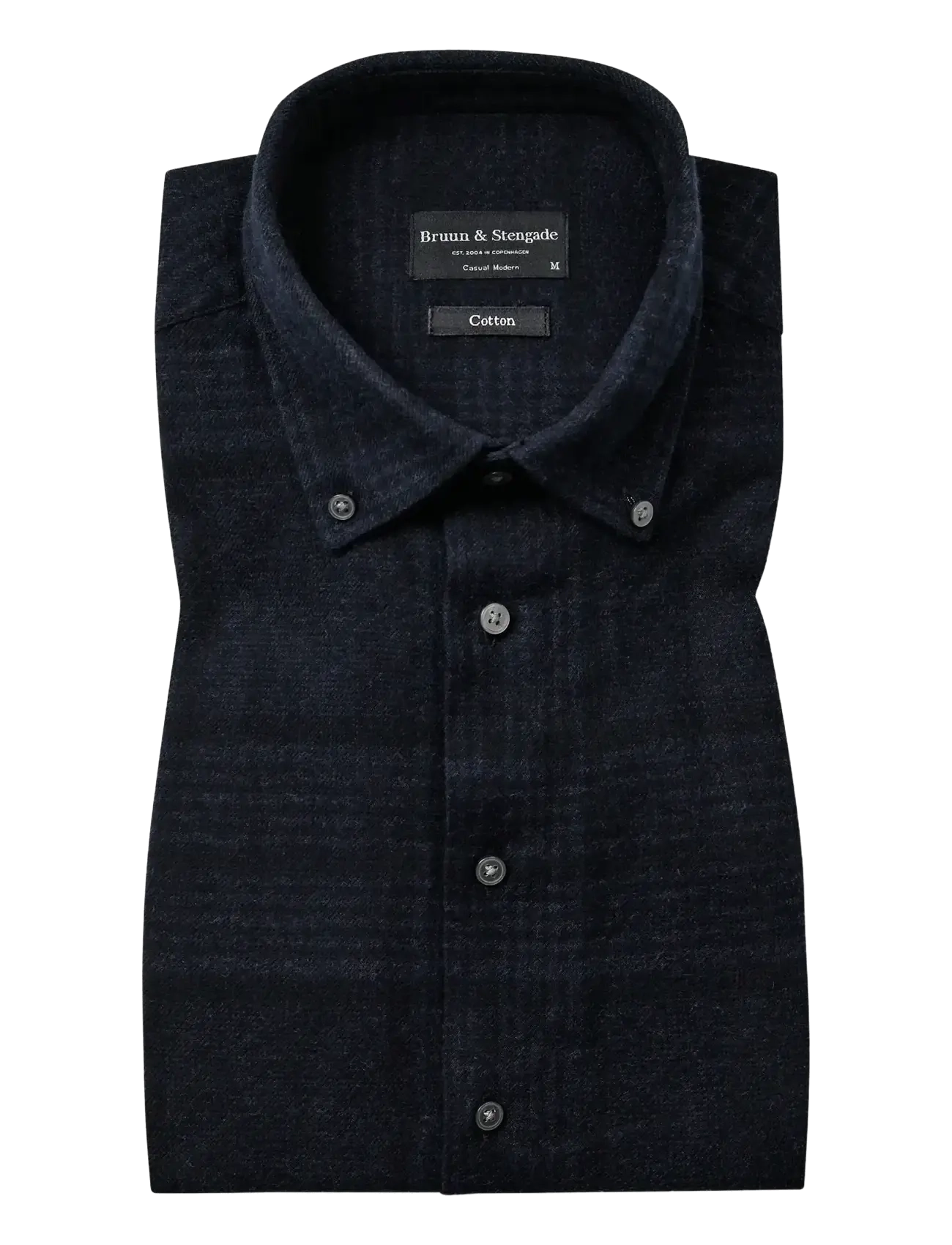 Bruun & Stengade BS Akhlaq Casual Modern Fit Shirt - Bruun & Stengade - THUNDER / navy