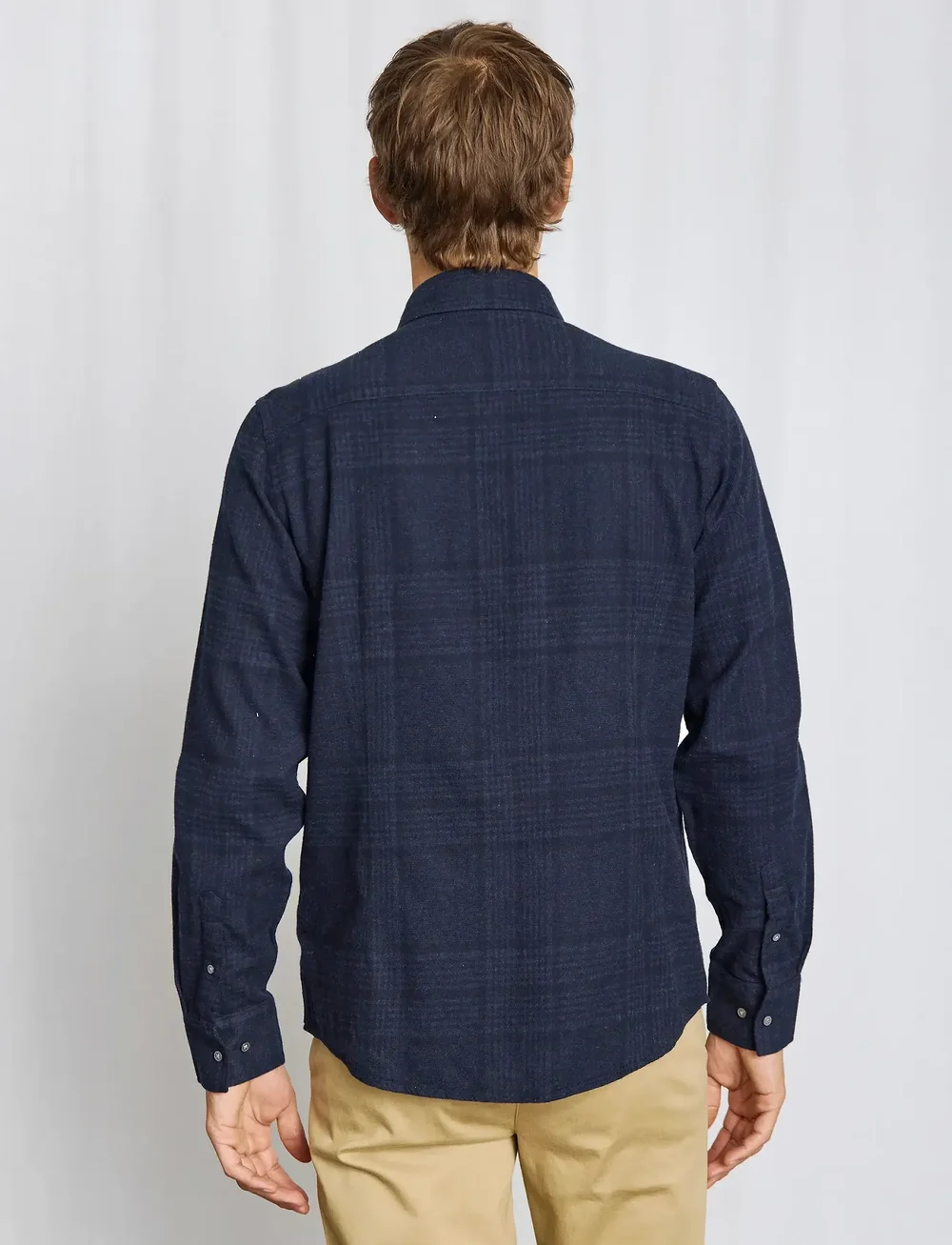 Bruun & Stengade - BS Akhlaq Casual Modern Fit Shirt - ternede skjorter - thunder - 3