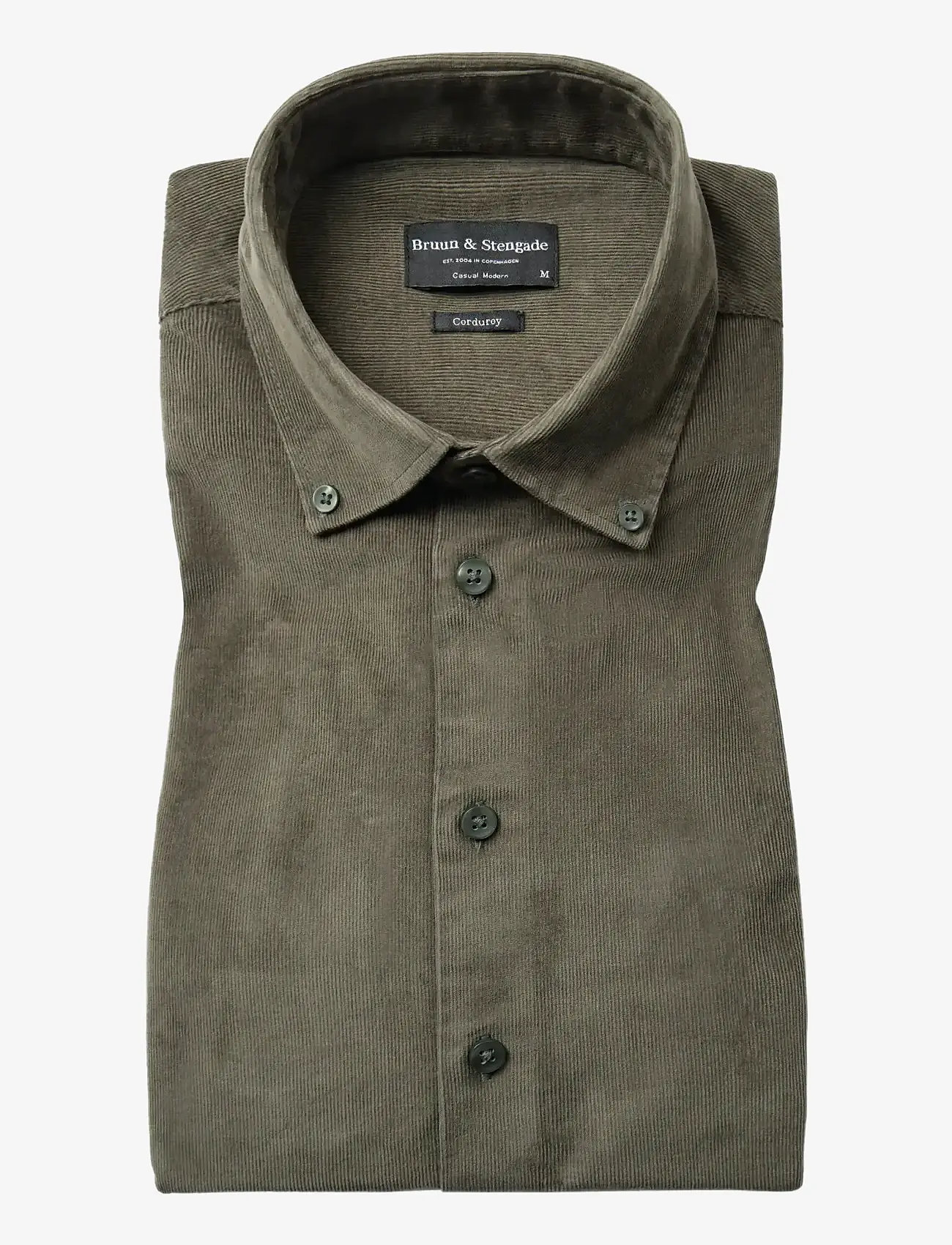 Bruun & Stengade - BS Monti Casual Modern Fit Shirt - casual shirts - green - 1
