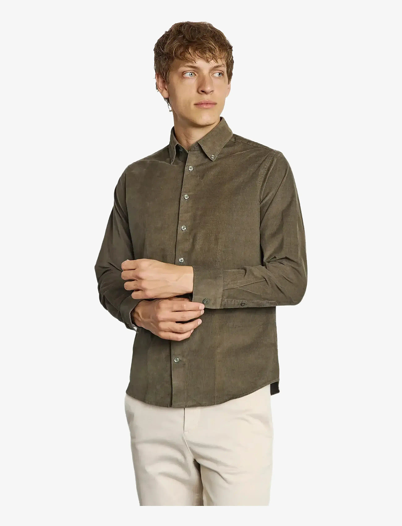 Bruun & Stengade - BS Monti Casual Modern Fit Shirt - casual shirts - green - 2