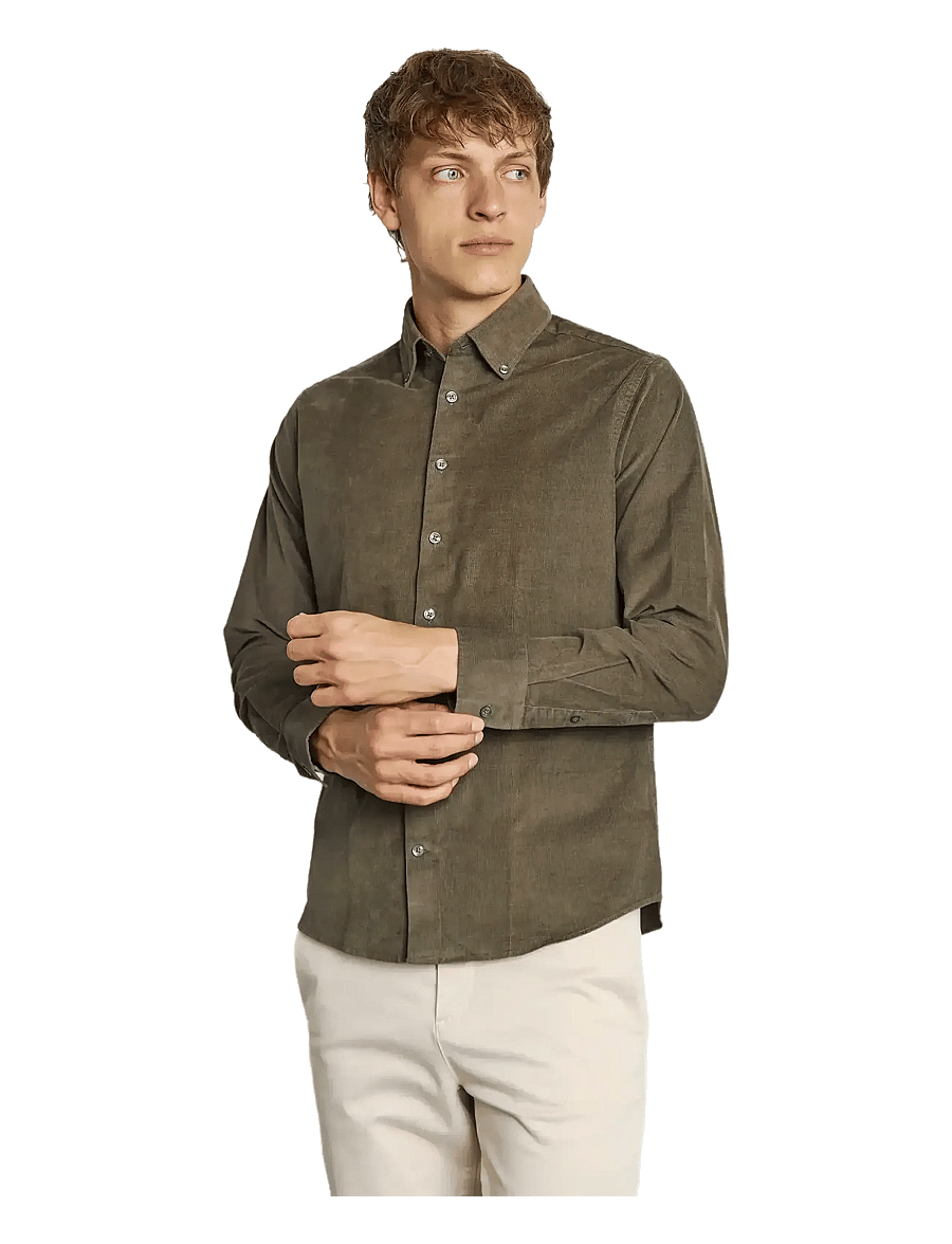 Bruun & Stengade - BS Monti Casual Modern Fit Shirt - casual skjorter - green - 2