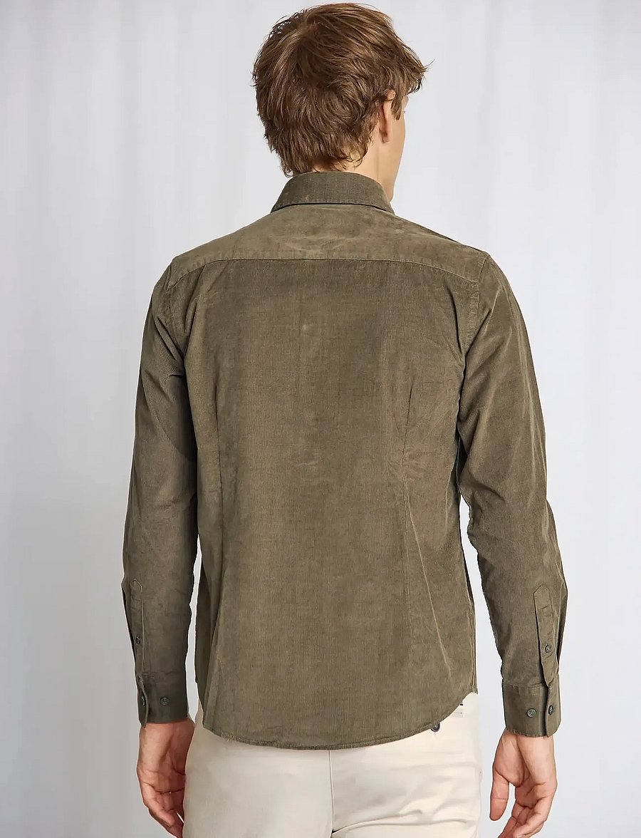 Bruun & Stengade - BS Monti Casual Modern Fit Shirt - casual skjorter - green - 3