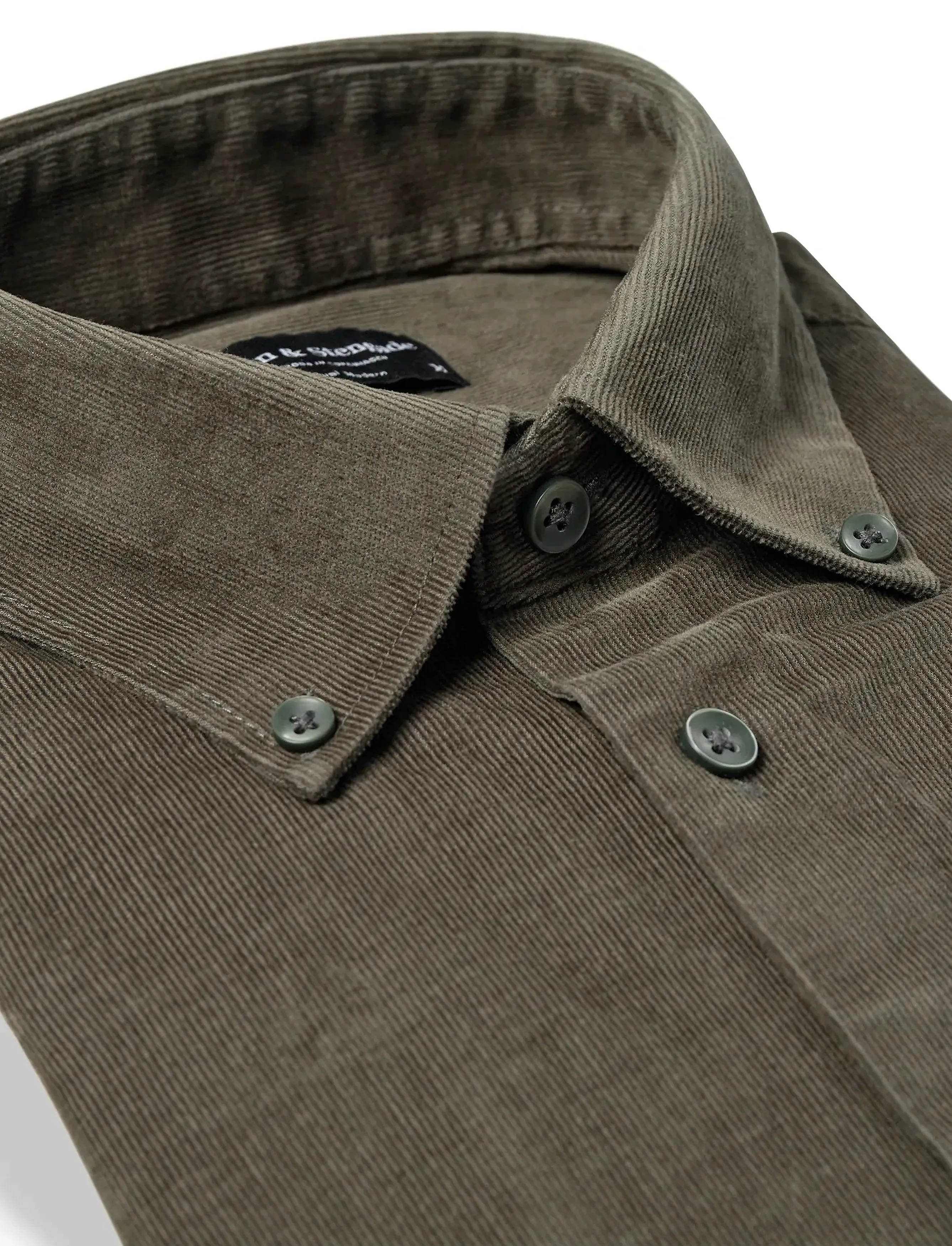 Bruun & Stengade - BS Monti Casual Modern Fit Shirt - casual skjorter - green - 5