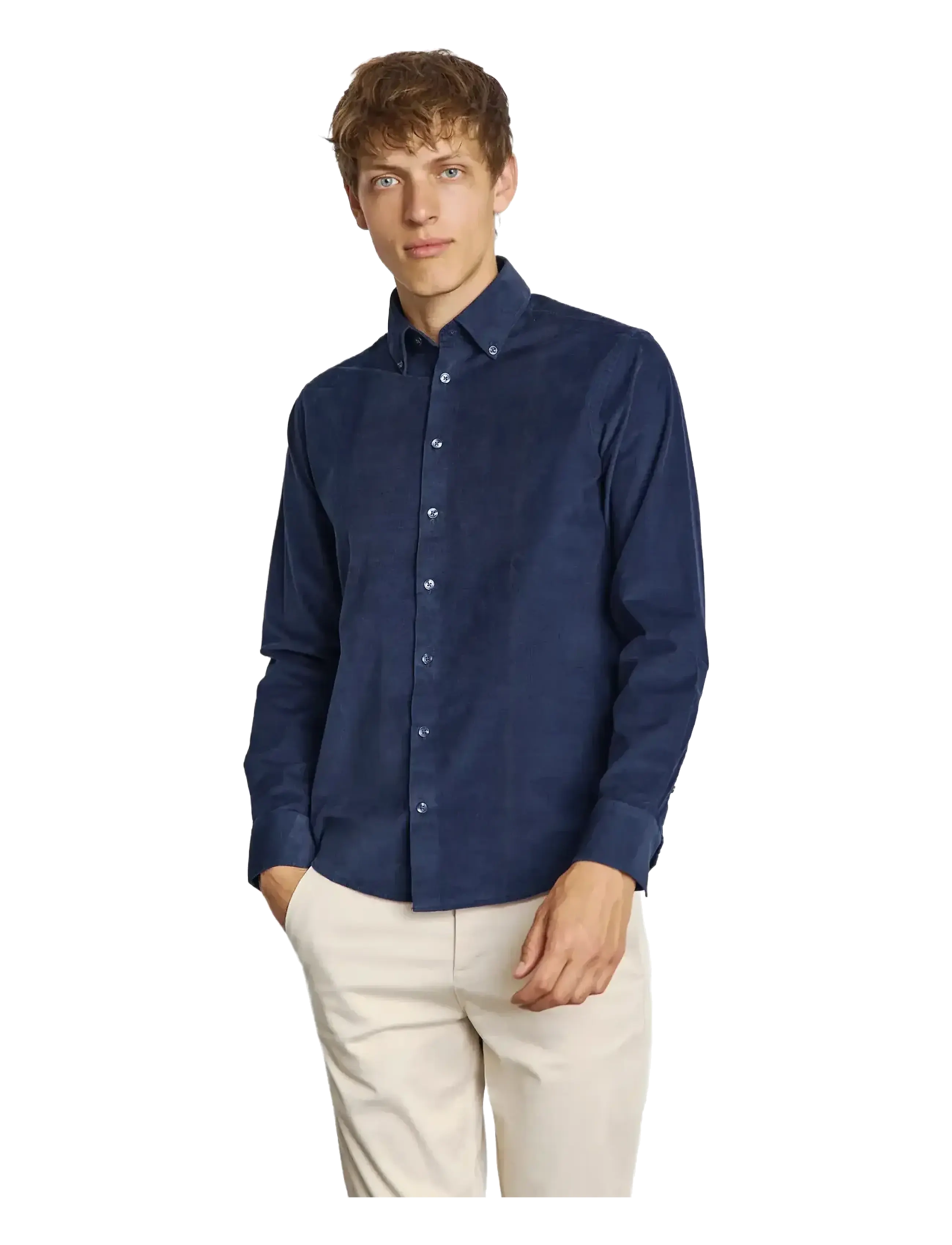Bruun & Stengade - BS Monti Casual Modern Fit Shirt - casual skjortor - navy - 2