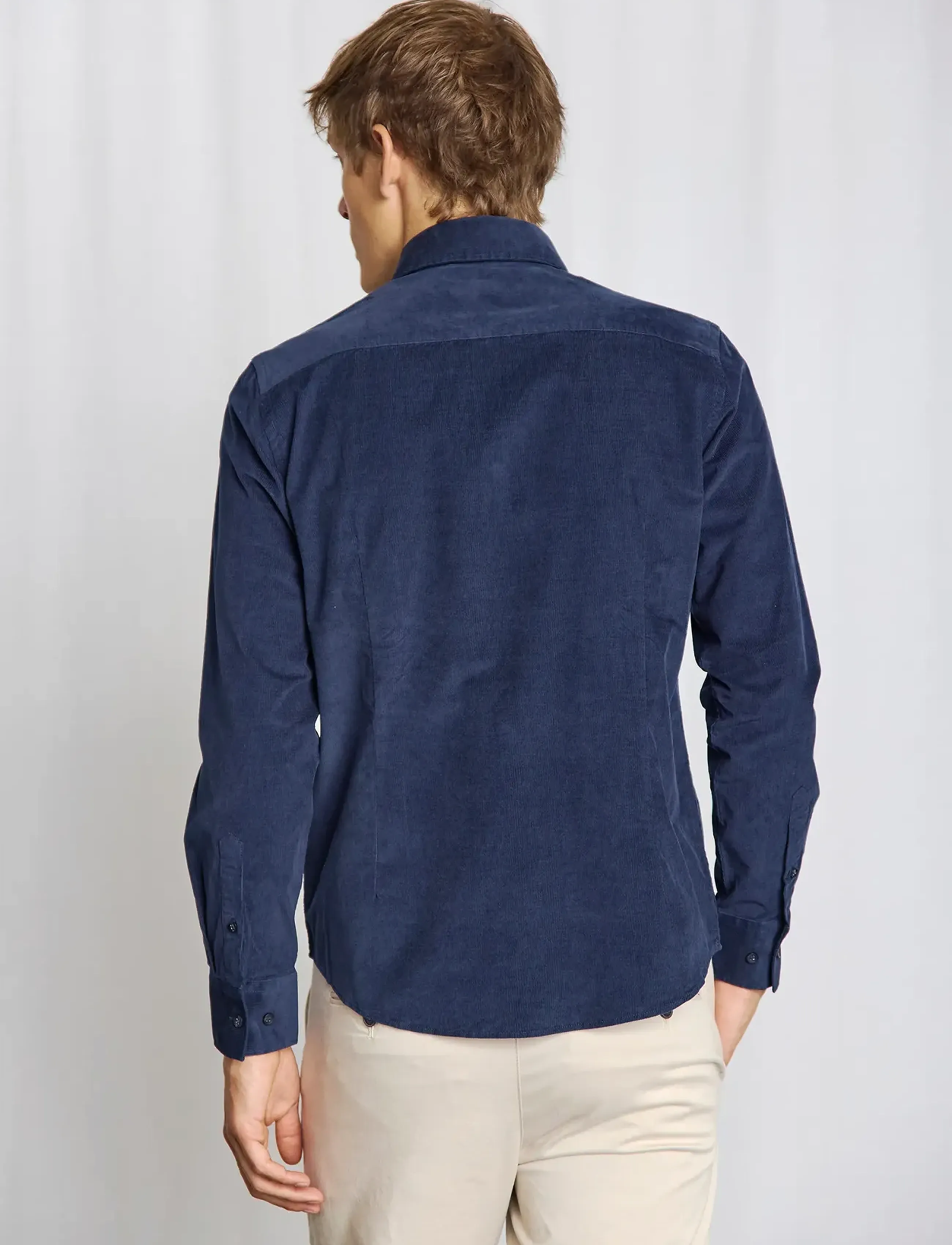Bruun & Stengade - BS Monti Casual Modern Fit Shirt - casual skjortor - navy - 3