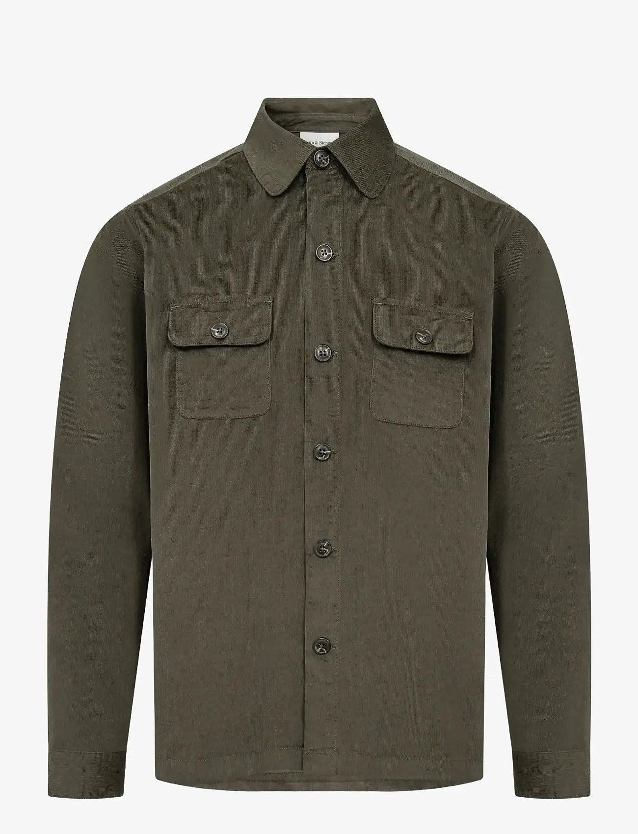 Bruun & Stengade - BS Onier Overshirt Shirt - osta olukorra järgi - green - 1