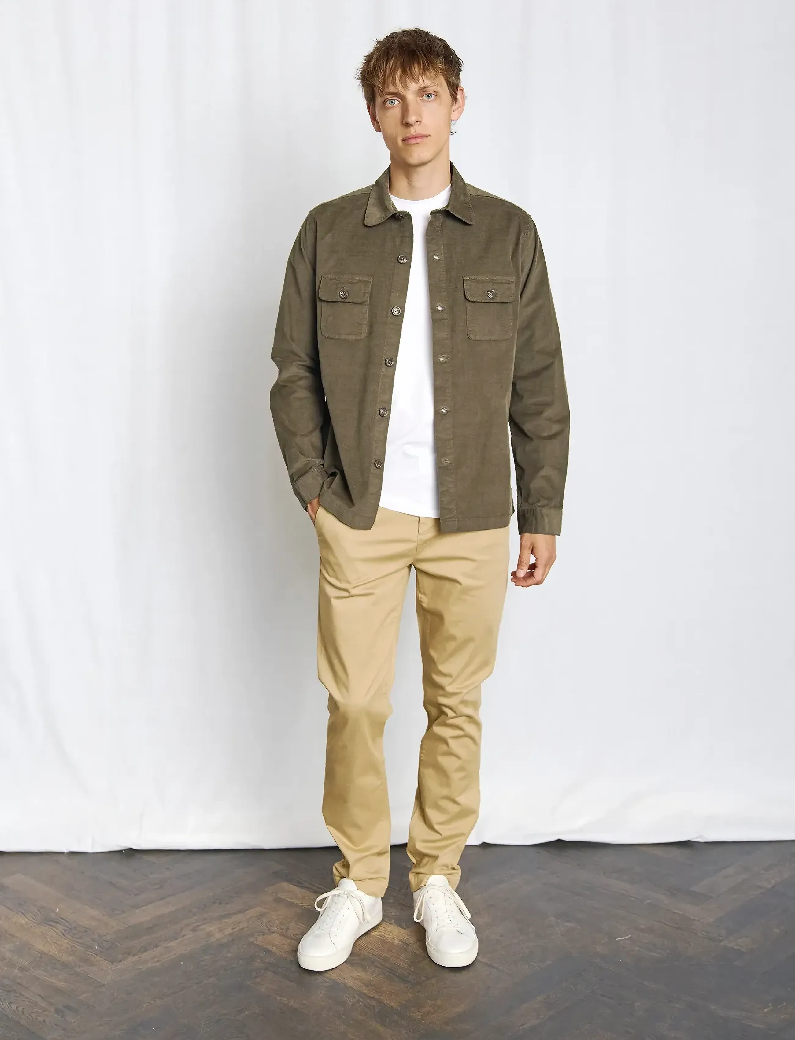 Bruun & Stengade BS Onier Overshirt Shirt - Inspiration - GREEN / khaki/green