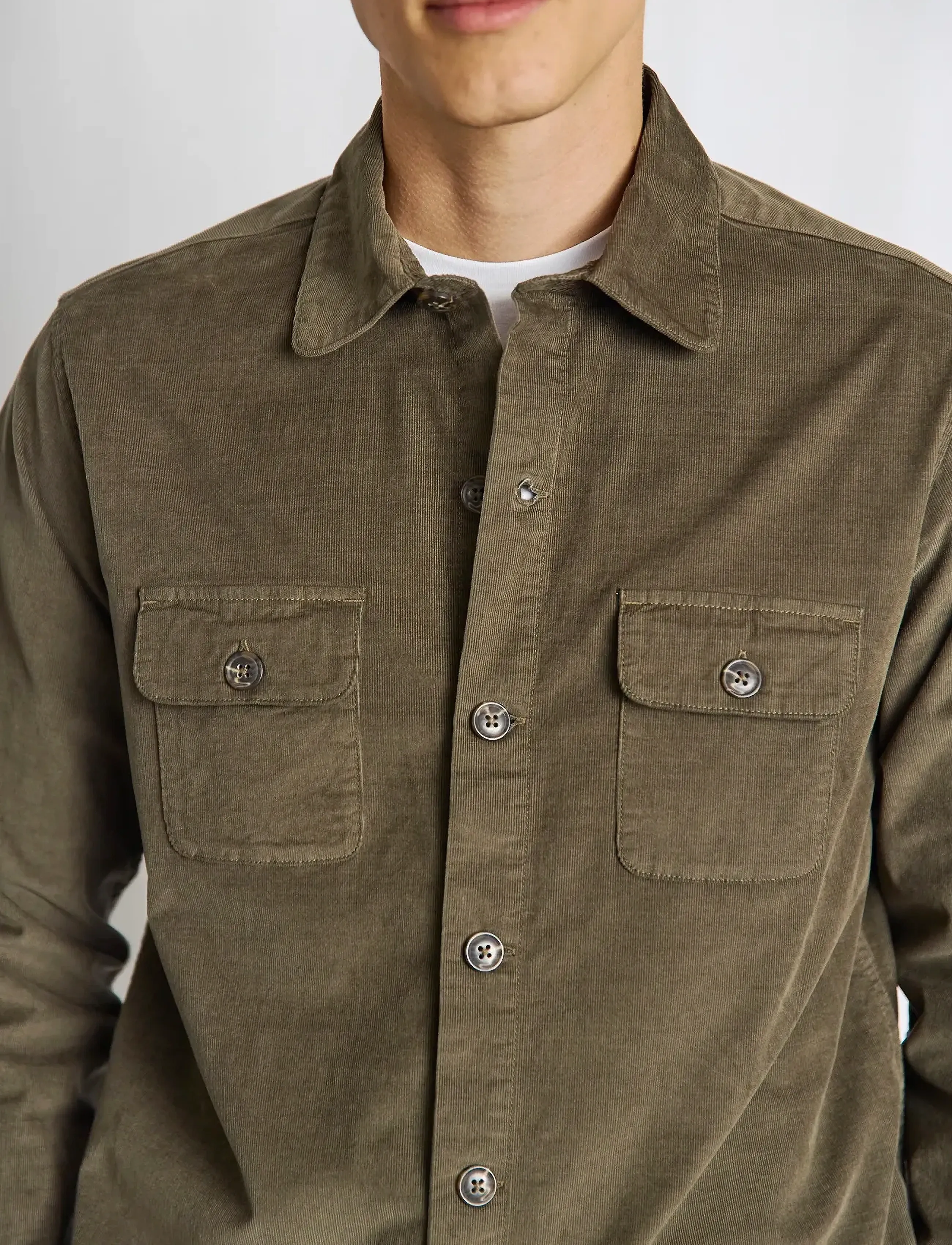 Bruun & Stengade - BS Onier Overshirt Shirt - green - 5