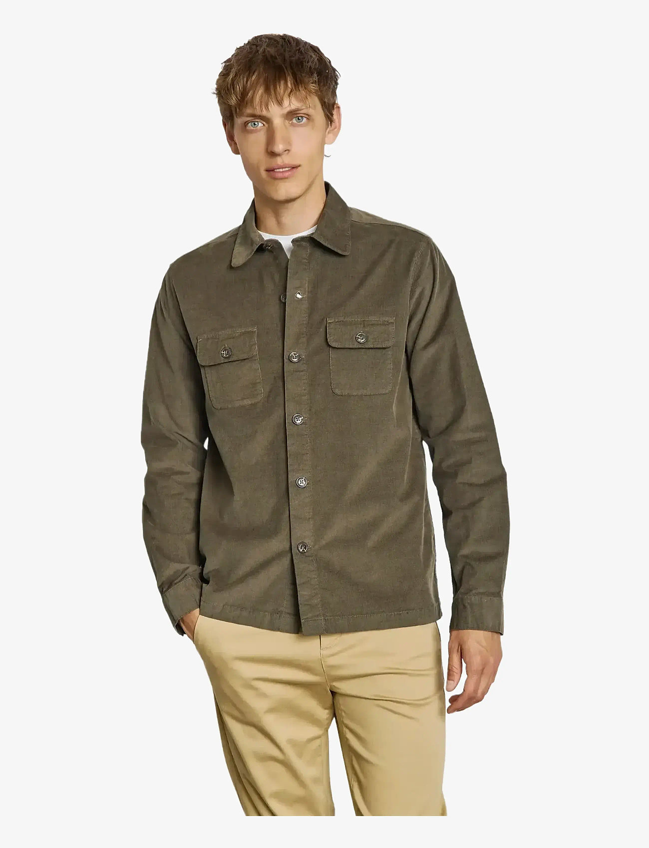 Bruun & Stengade - BS Onier Overshirt Shirt - osta olukorra järgi - green - 3