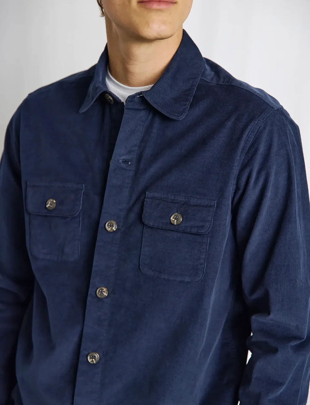 Bruun & Stengade - BS Onier Overshirt Shirt - shop by occasion - navy - 4